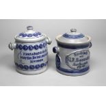 Westerwald two chewing tobacco pots
