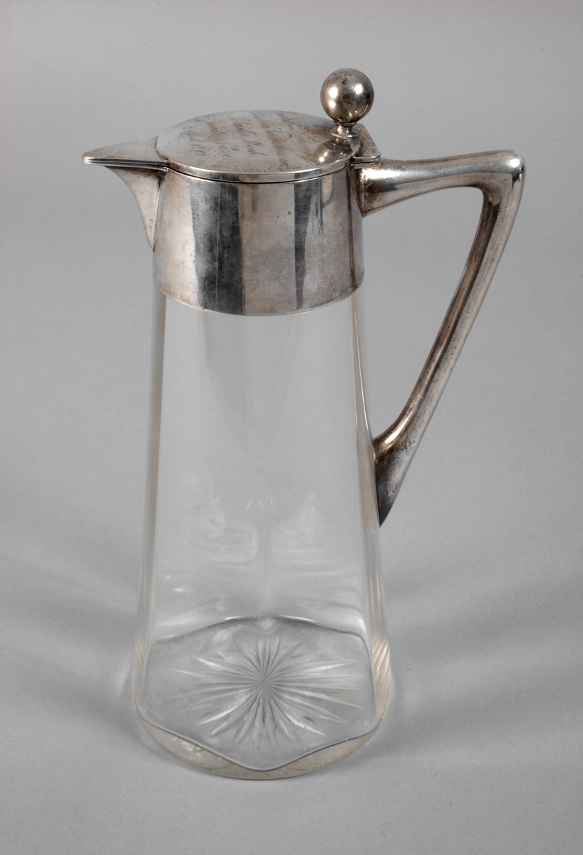 Carafe with silver mount