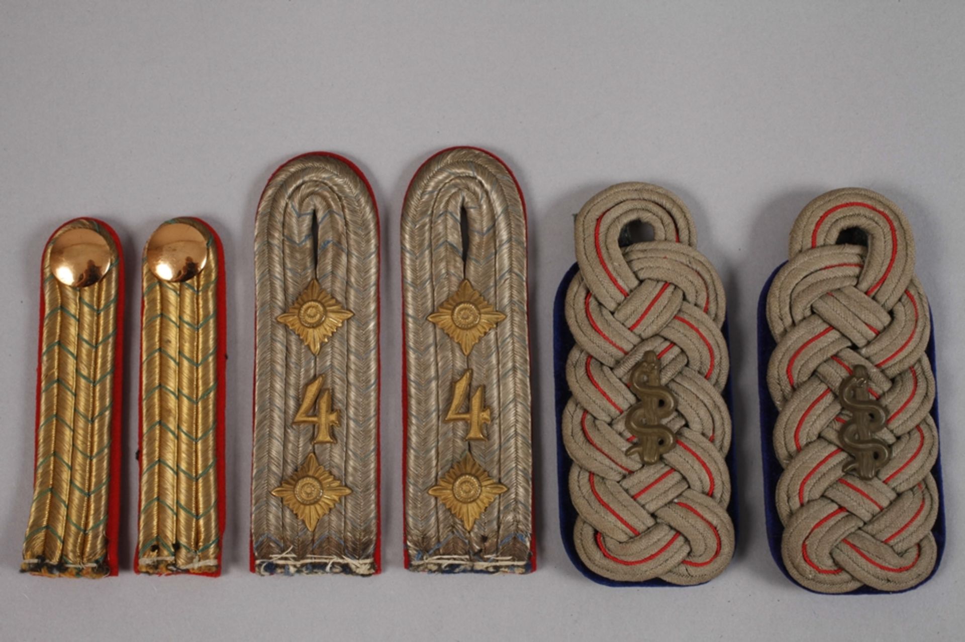 Three pairs of World War I epaulettes - Image 2 of 3