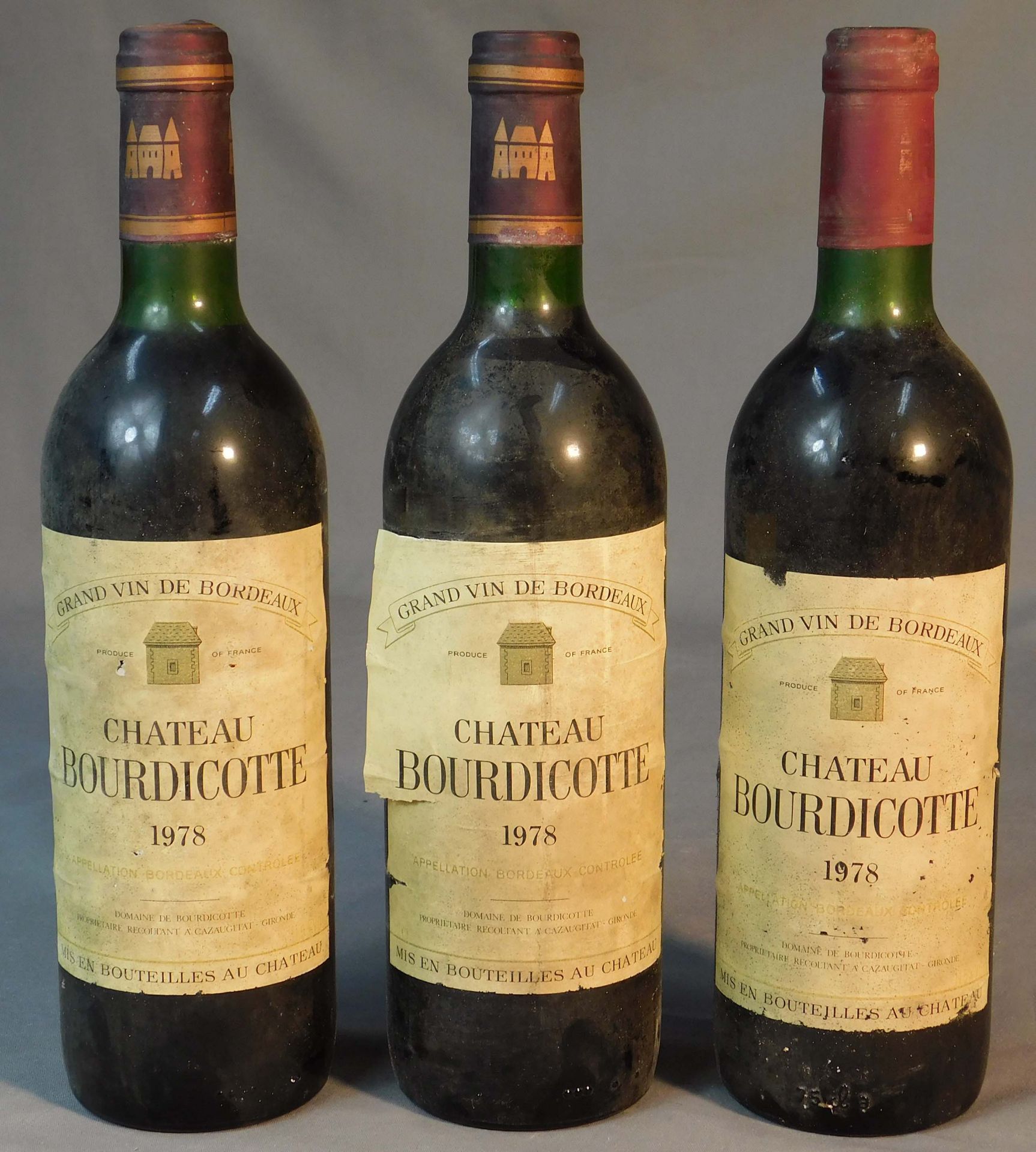 1978 Château Bourdicotte. Bordeaux AC