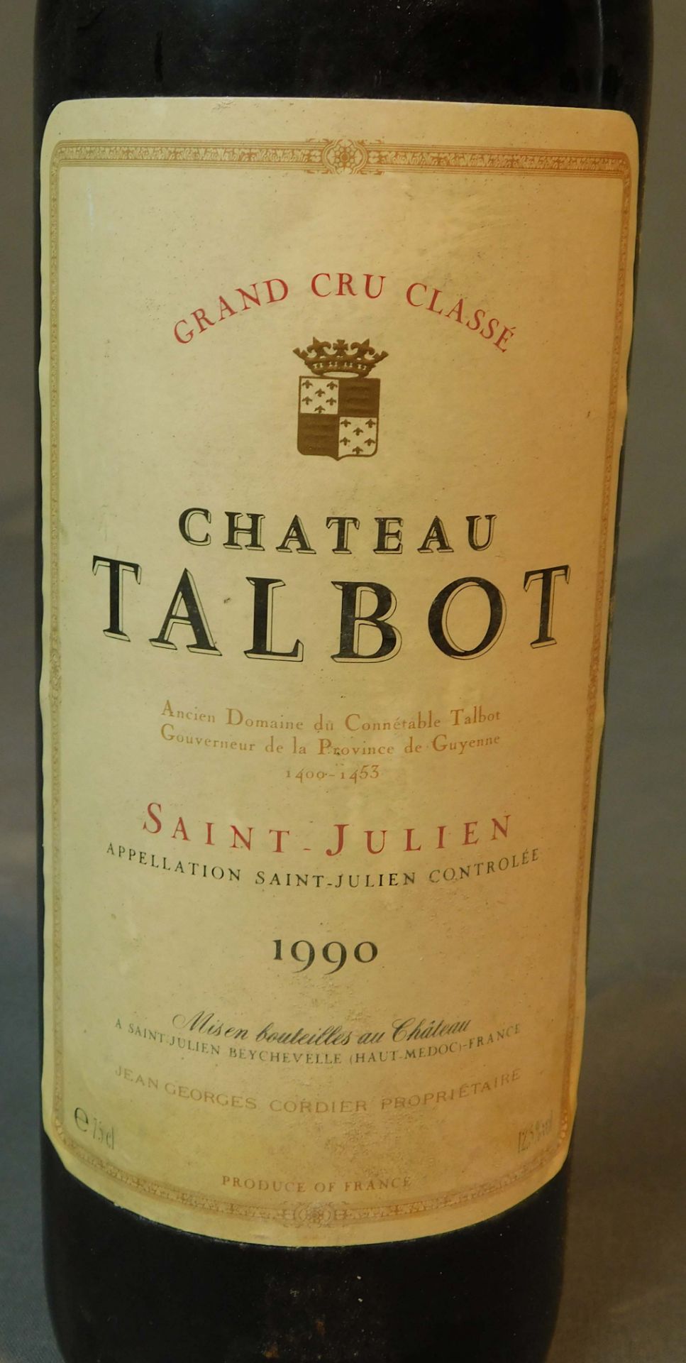 1969 und 1990 Chateau Talbot. Grand Cru Classe. - Image 11 of 16