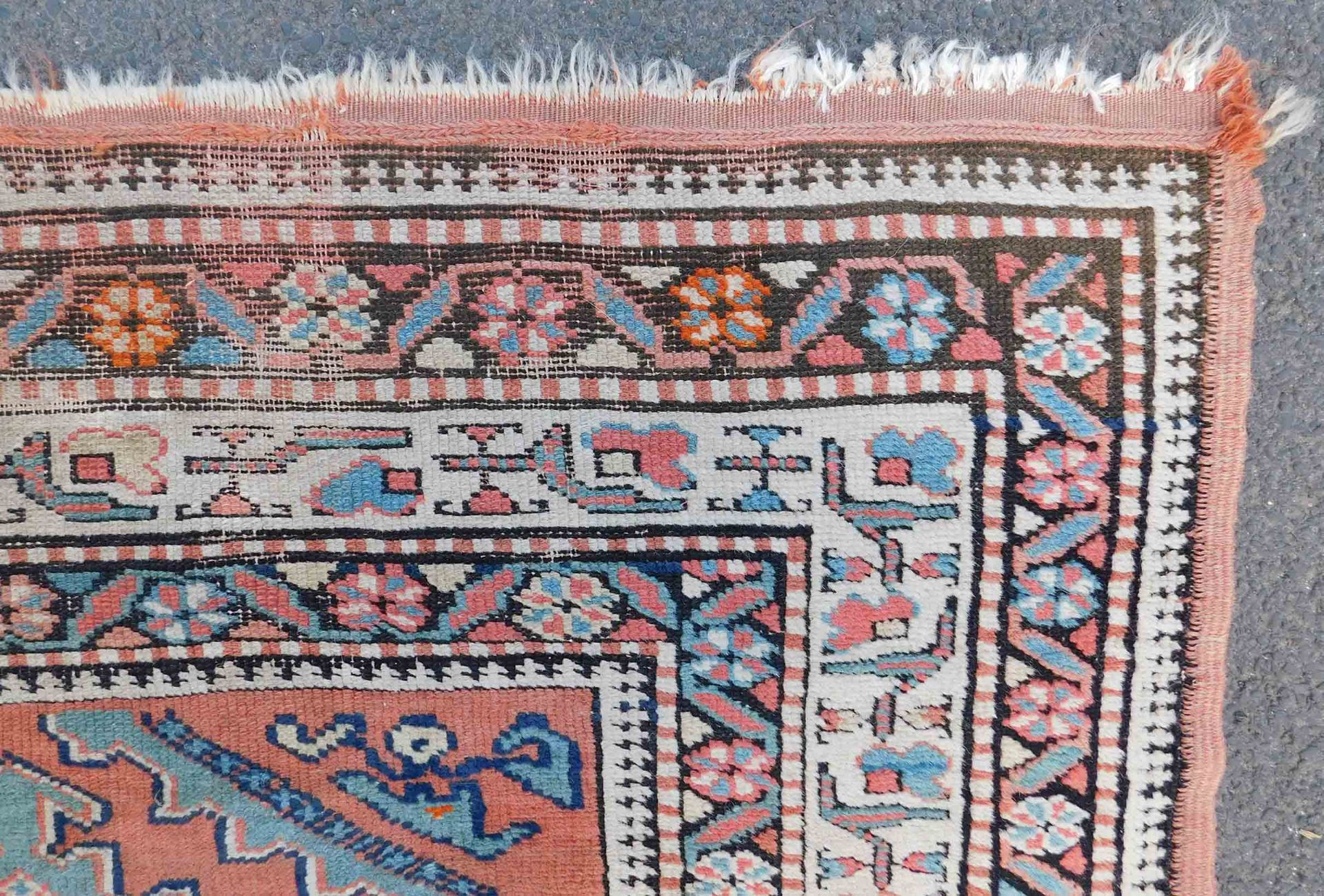 Azerie Läufer. Galerie. Stammesteppich. Azerbaijan, antik. - Bild 15 aus 18