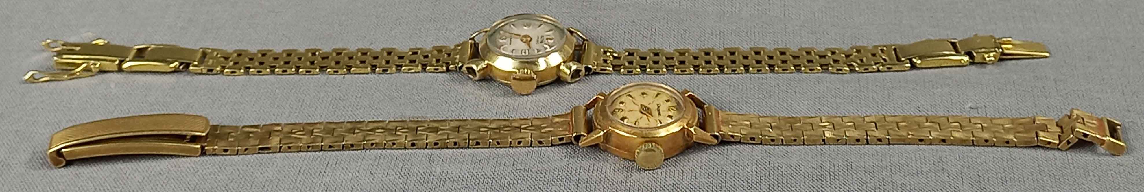 Gelb - Gold 585. 2 Damen Armbanduhren. - Image 4 of 11