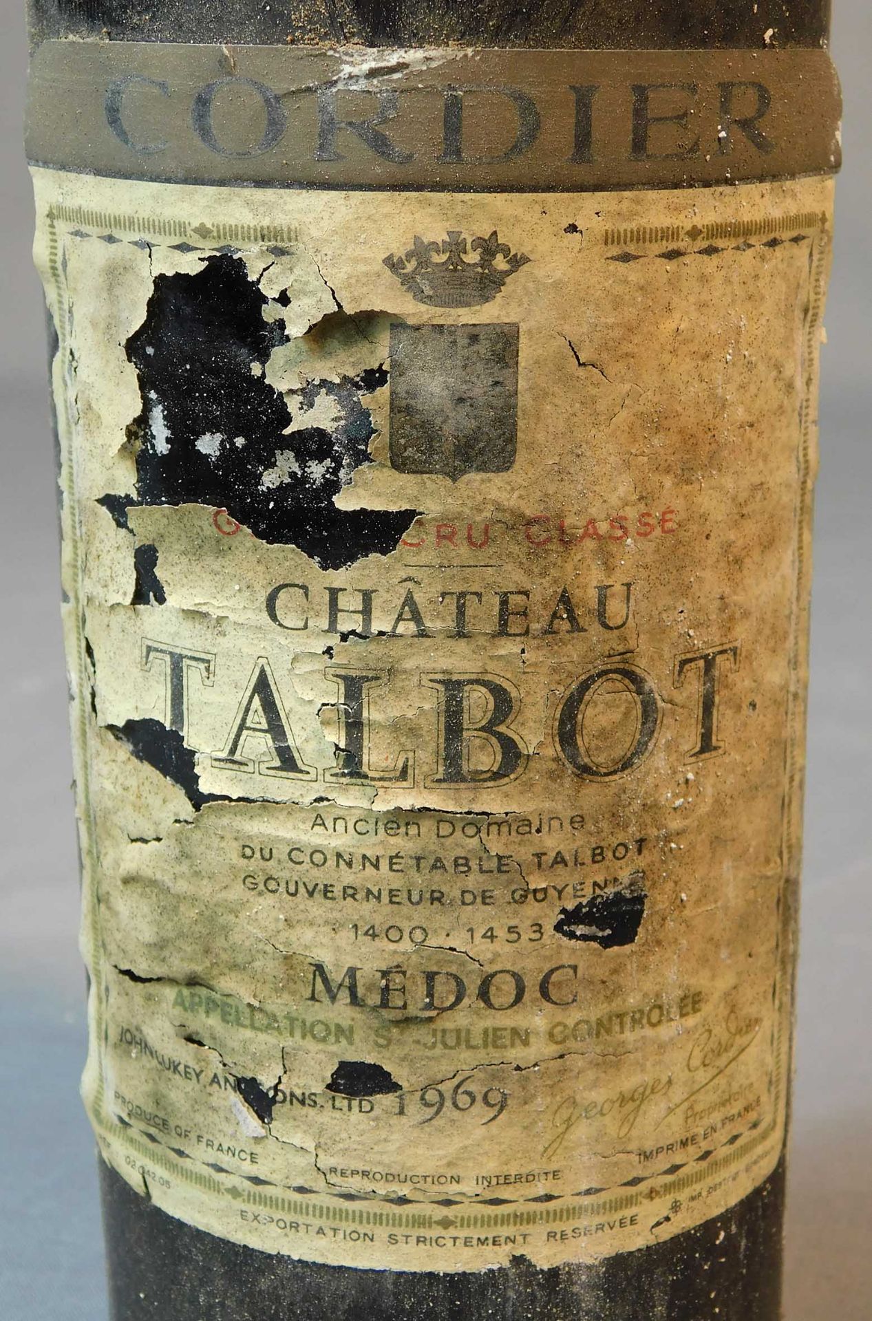 1969 und 1990 Chateau Talbot. Grand Cru Classe. - Image 5 of 16