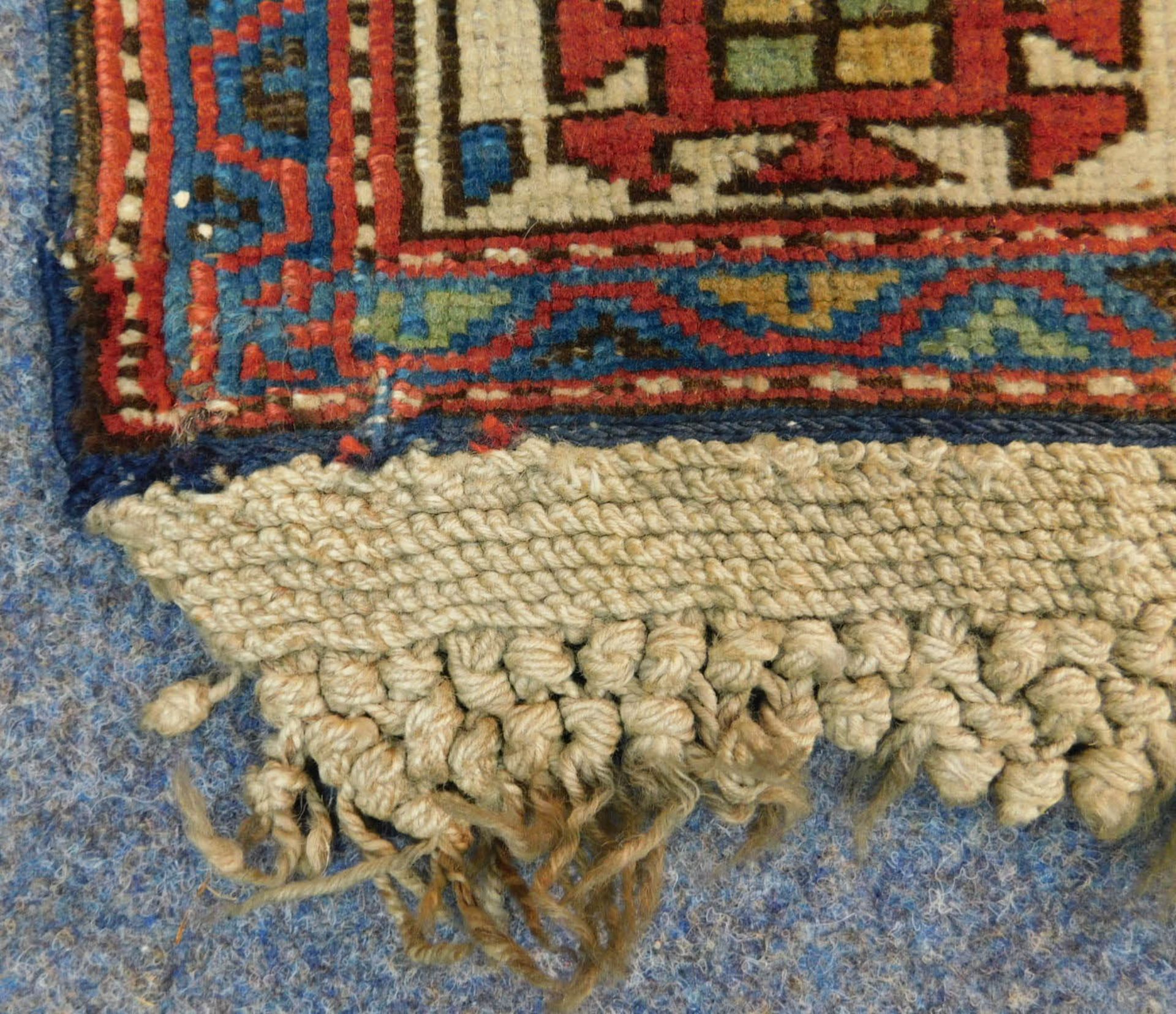 Kuba Schirwan Teppich Kaukasus, antik circa 120 - 160 Jahre alt. - Bild 11 aus 14