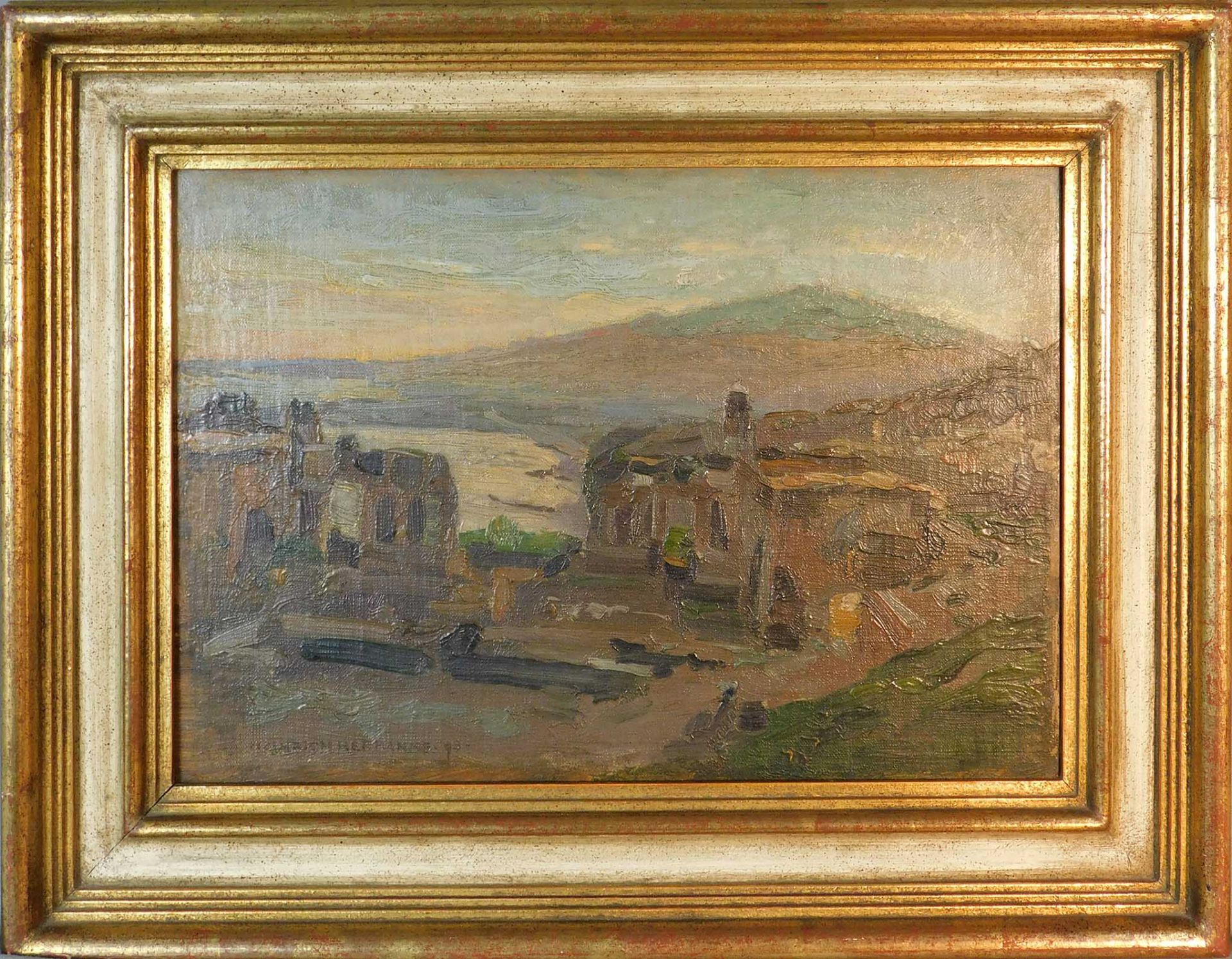 Heinrich HERMANNS (1862 - 1942). Teatro Greco Taromina (Sicilia) 1893 - Bild 2 aus 5