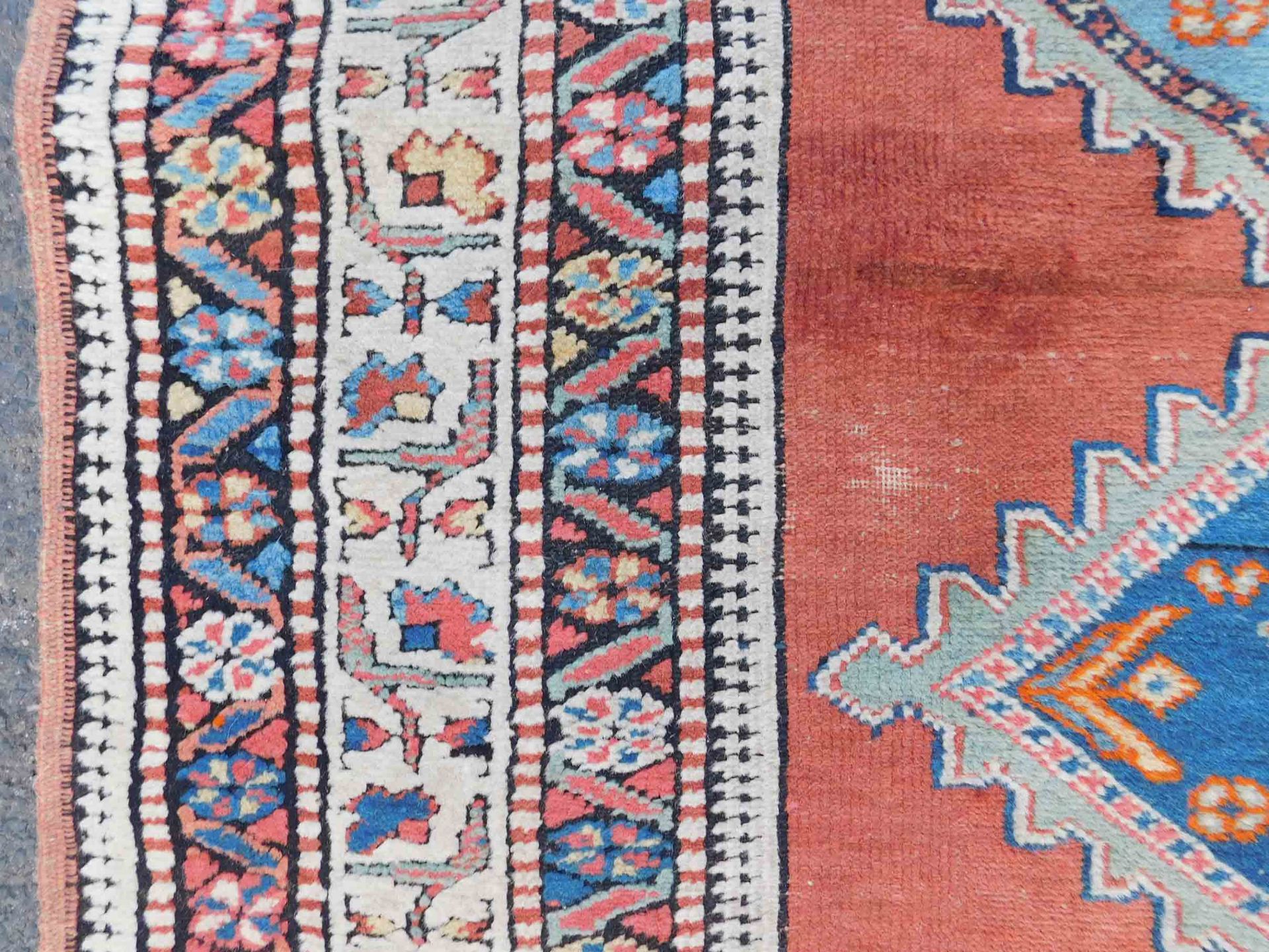 Azerie Läufer. Galerie. Stammesteppich. Azerbaijan, antik. - Bild 10 aus 18