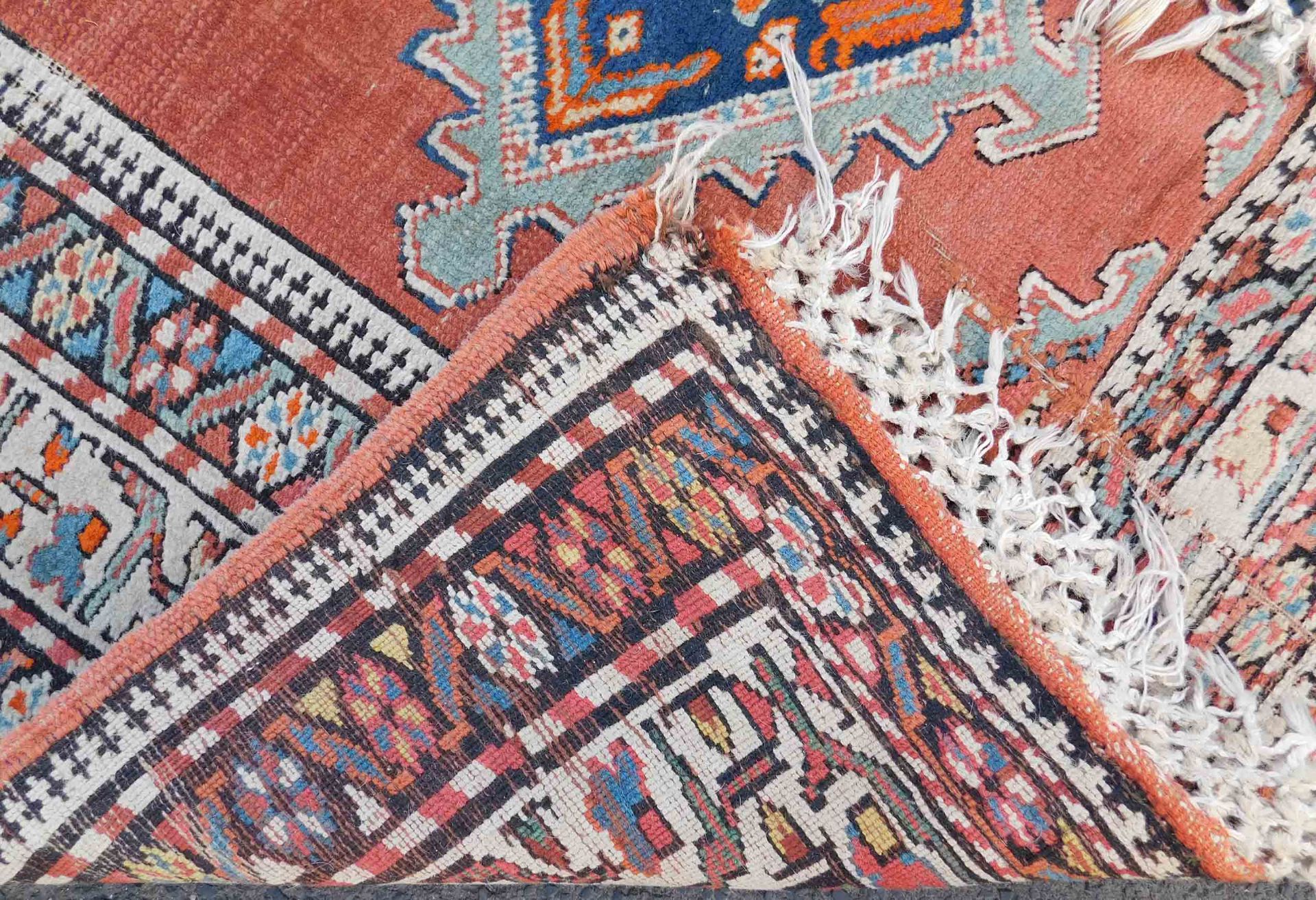 Azerie Läufer. Galerie. Stammesteppich. Azerbaijan, antik. - Bild 18 aus 18