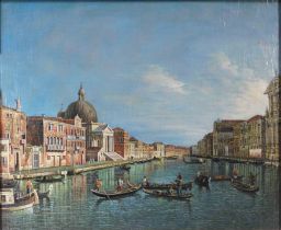 Nach Michele Giovanni MARIESCHI (1710 - 1743). Kanal in Venedig.