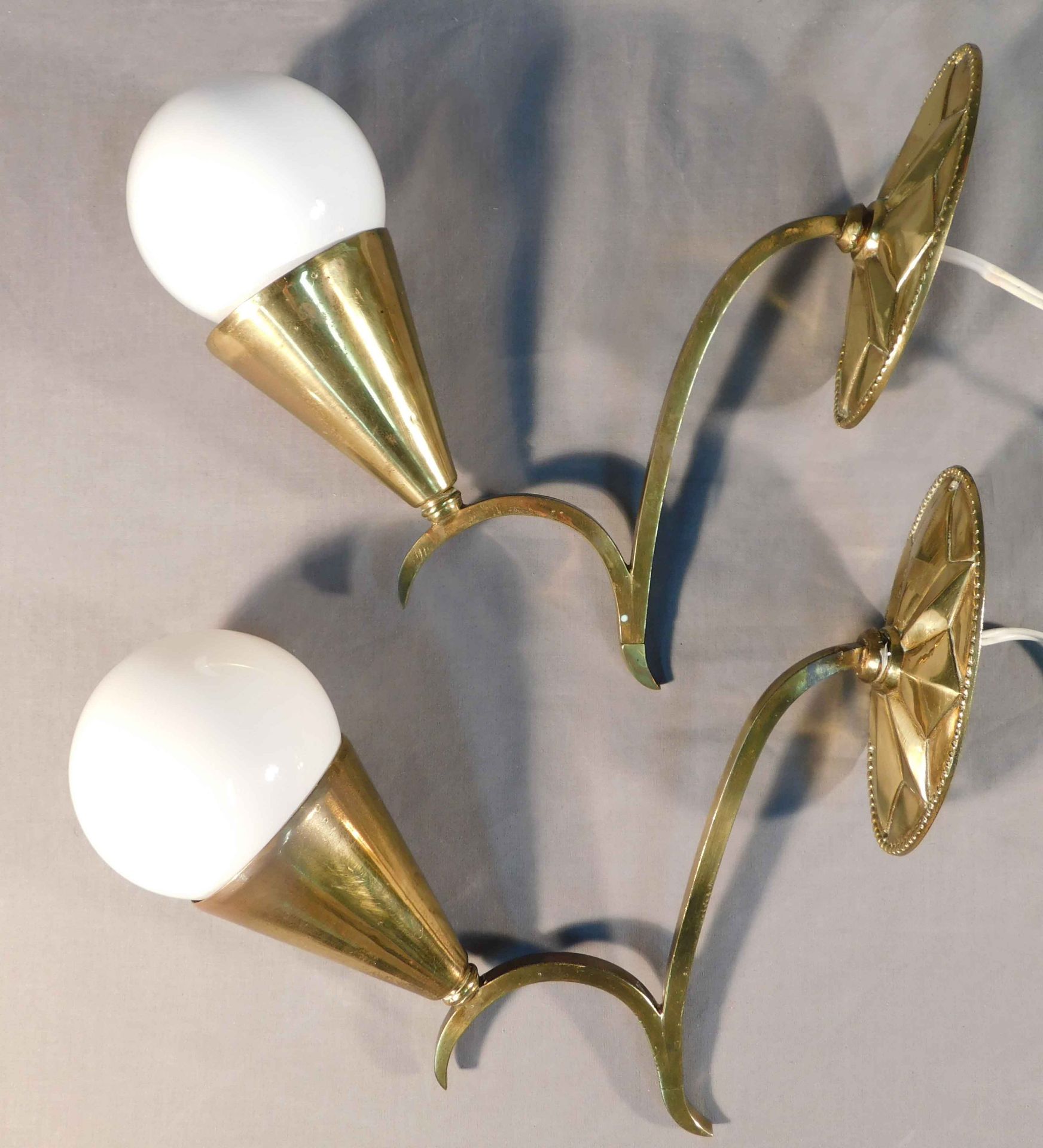 Paar Wandlampen. Art Deco / Arts and Crafts. Wohl 1930. - Bild 14 aus 14