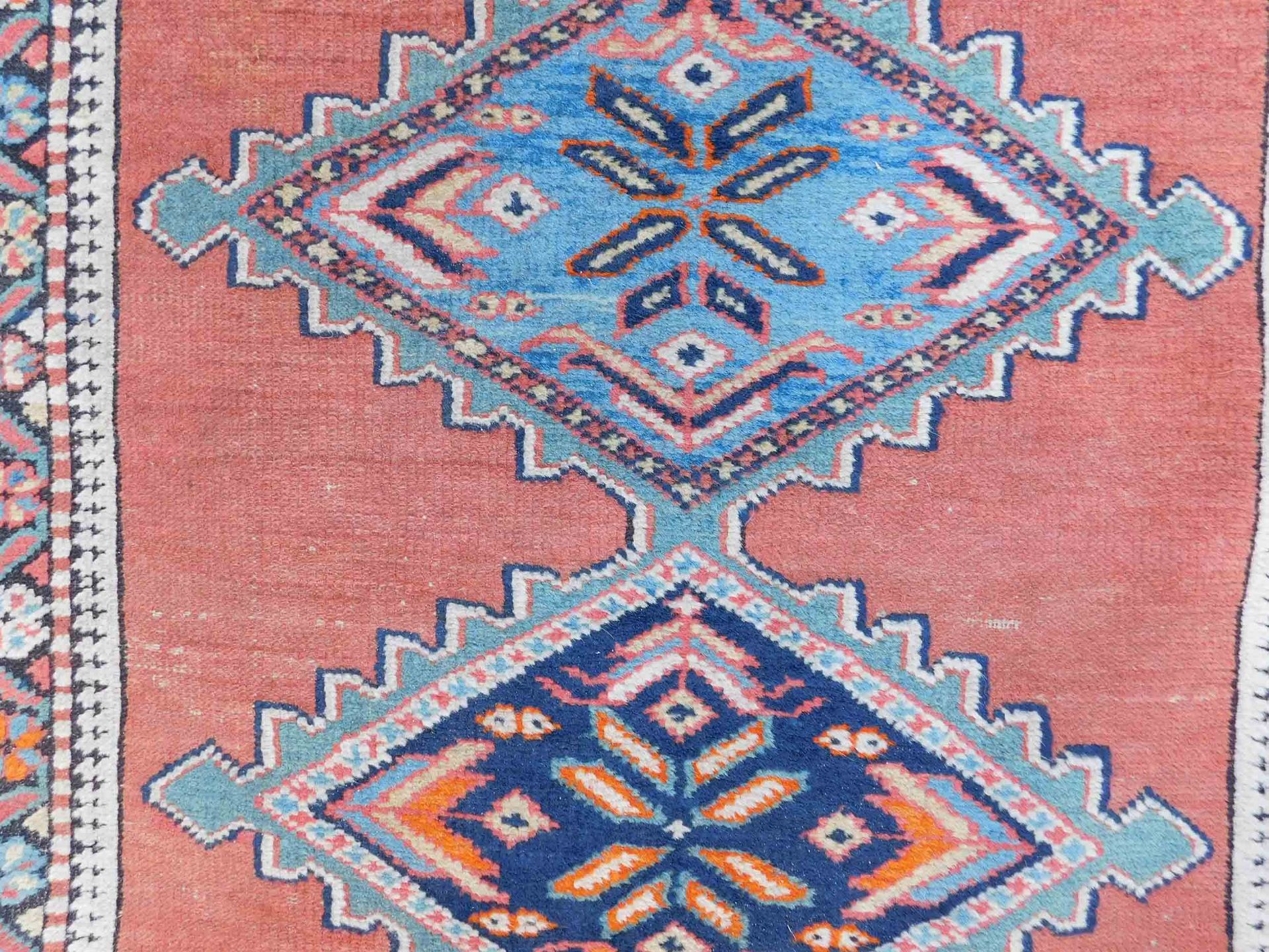 Azerie Läufer. Galerie. Stammesteppich. Azerbaijan, antik. - Bild 11 aus 18