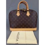 LOUIS VUITTON. Henkeltasche. ALMA PM.