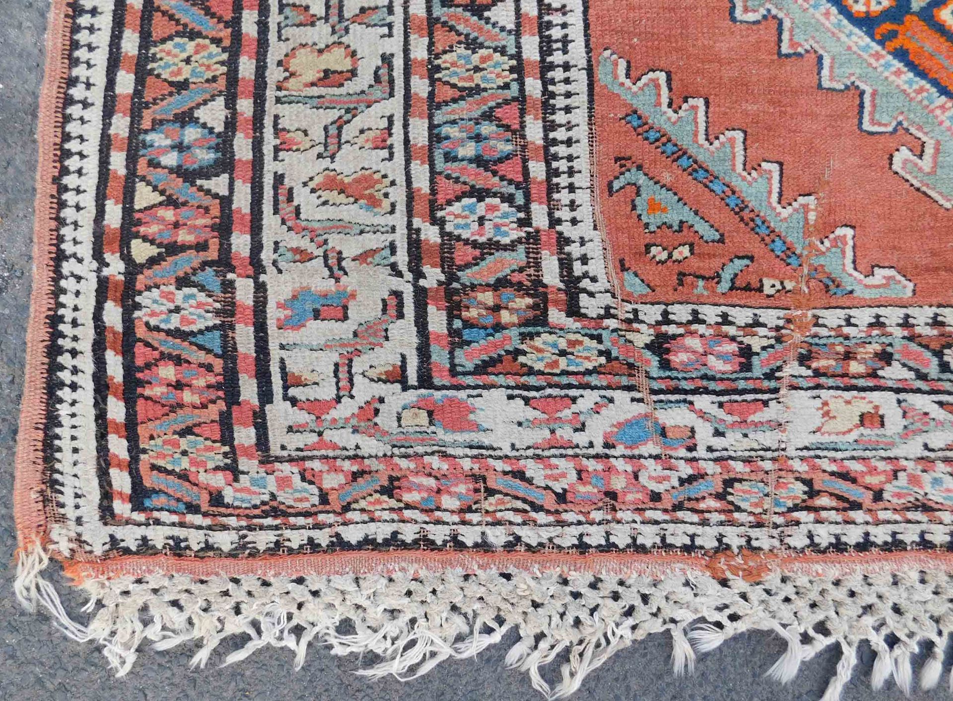 Azerie Läufer. Galerie. Stammesteppich. Azerbaijan, antik. - Bild 7 aus 18