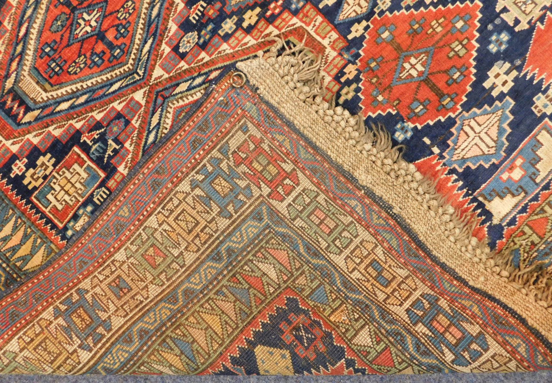 Kuba Schirwan Teppich Kaukasus, antik circa 120 - 160 Jahre alt. - Bild 13 aus 14