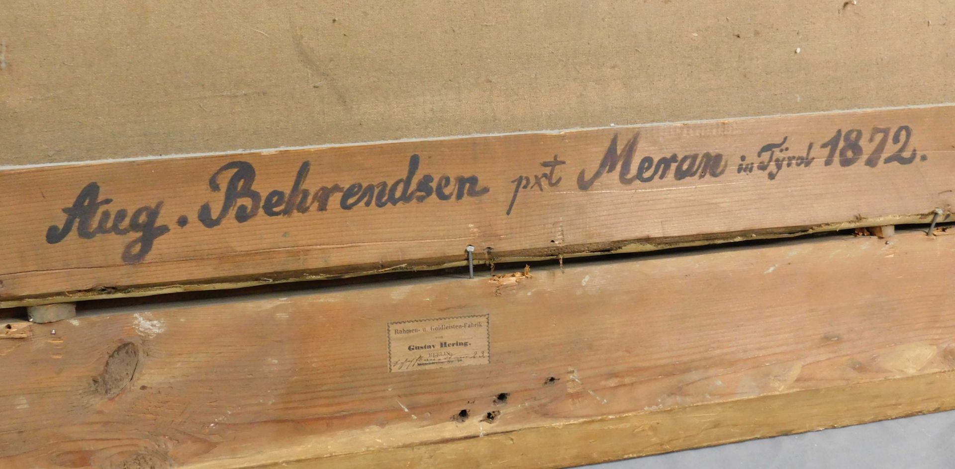August BEHRENDSEN (1819 - 1886). "Morgen am See". - Image 10 of 11
