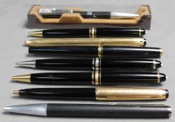 8 Montblanc Kugelschreiber. Auch Meisterstück.