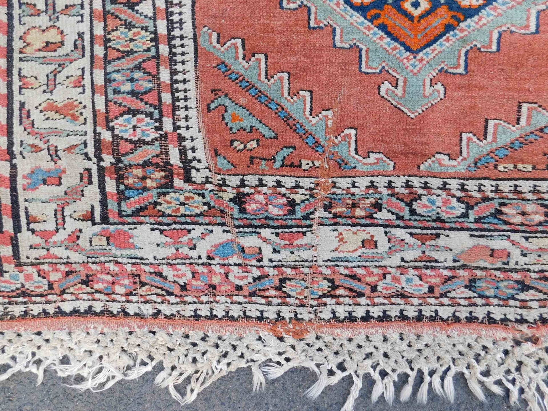 Azerie Läufer. Galerie. Stammesteppich. Azerbaijan, antik. - Bild 8 aus 18