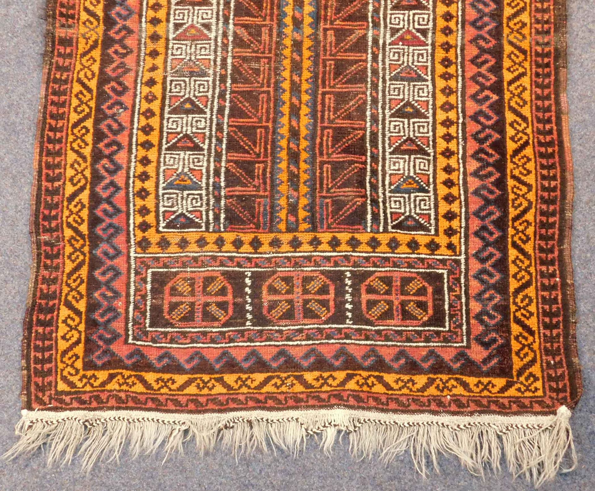 Belutsch Gebetsteppich. Afghanistan, antik. - Bild 2 aus 6