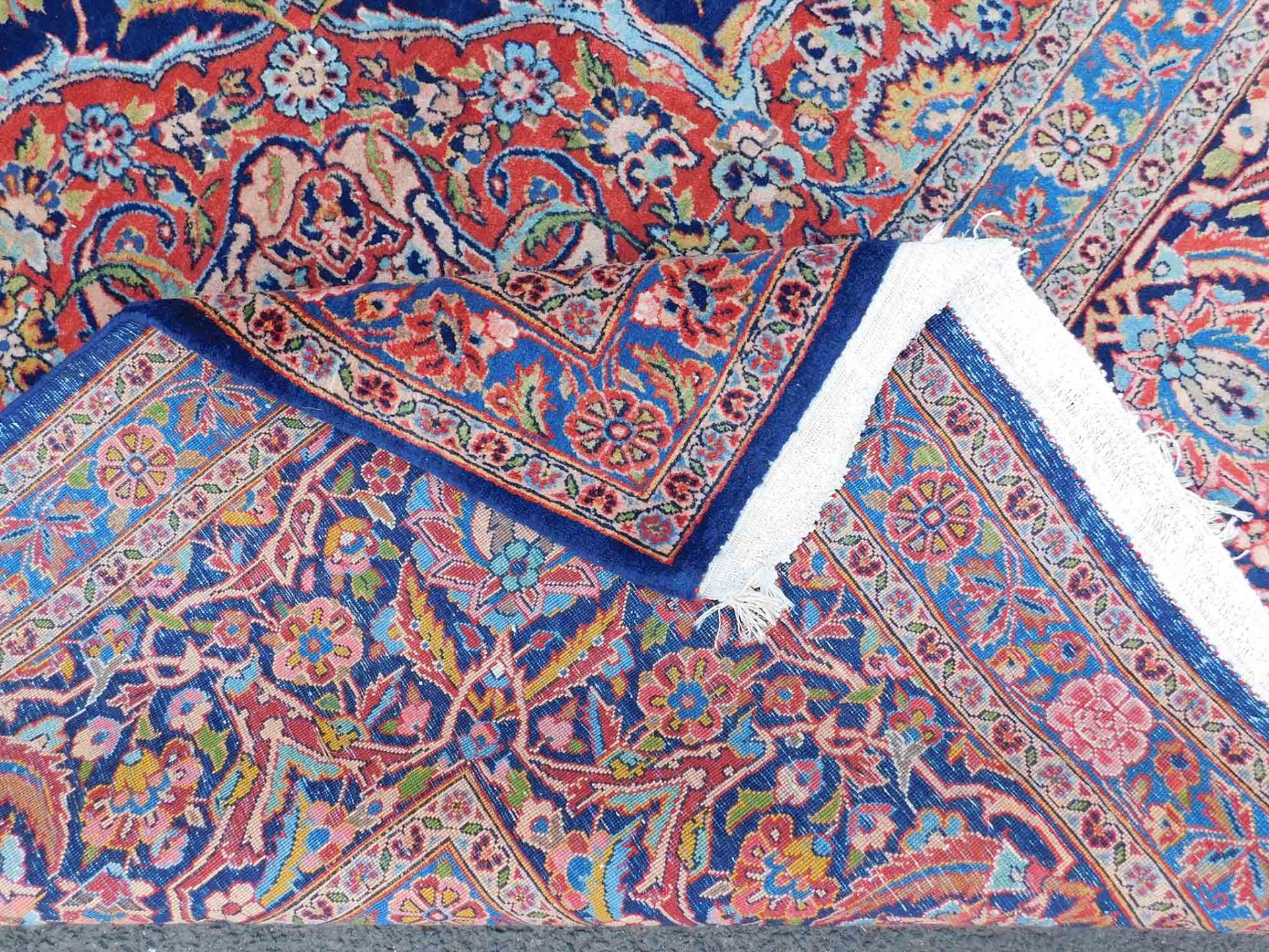Keschan Salonteppich Übermaß. Korkwolle. Antik. - Bild 11 aus 12