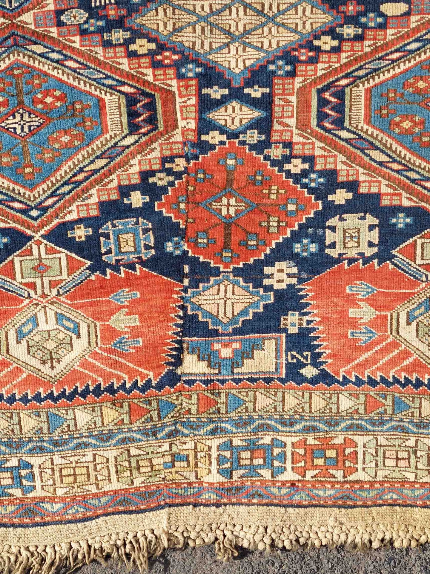 Kuba Schirwan Teppich Kaukasus, antik circa 120 - 160 Jahre alt. - Bild 10 aus 14