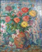 Michaela Pastia (XX): Blumen in einer Vase. 1972.