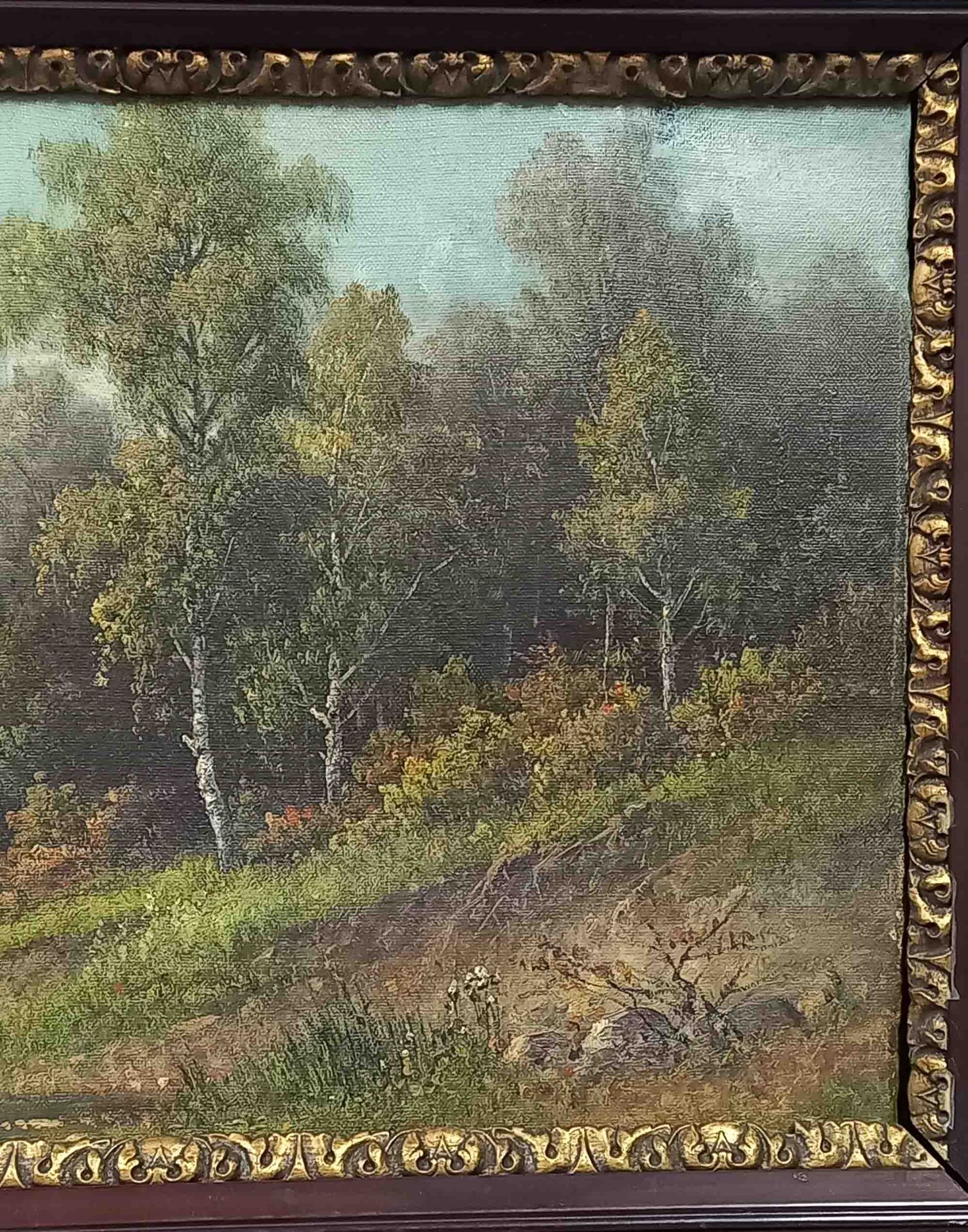 Jakob HOFFMANN (1851 - 1903). "No. 60 - Landschaft mit Rehen." - Bild 3 aus 21