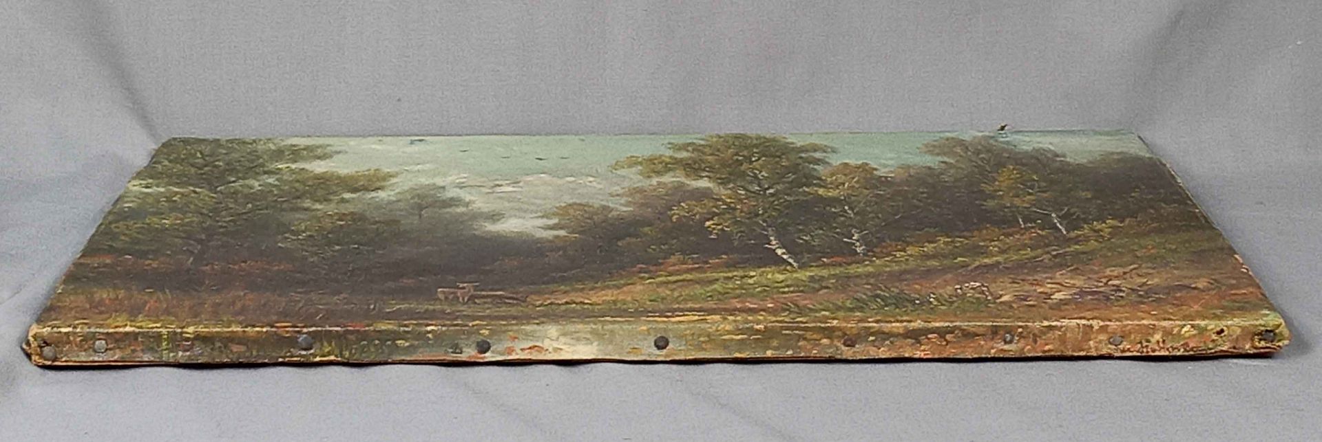 Jakob HOFFMANN (1851 - 1903). "No. 60 - Landschaft mit Rehen." - Bild 5 aus 21