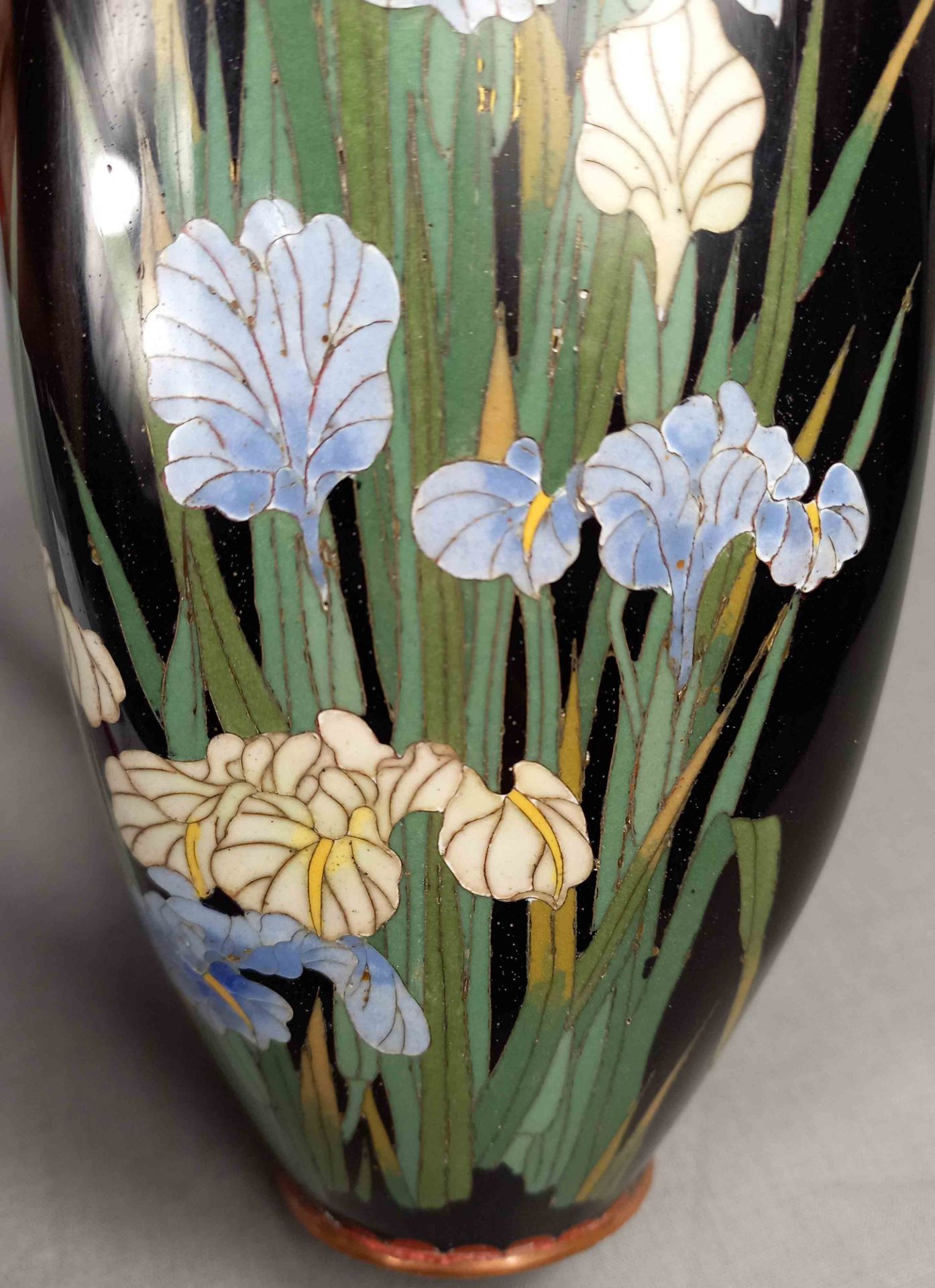 Cloisonné Vase Japan. Alt. - Image 11 of 15