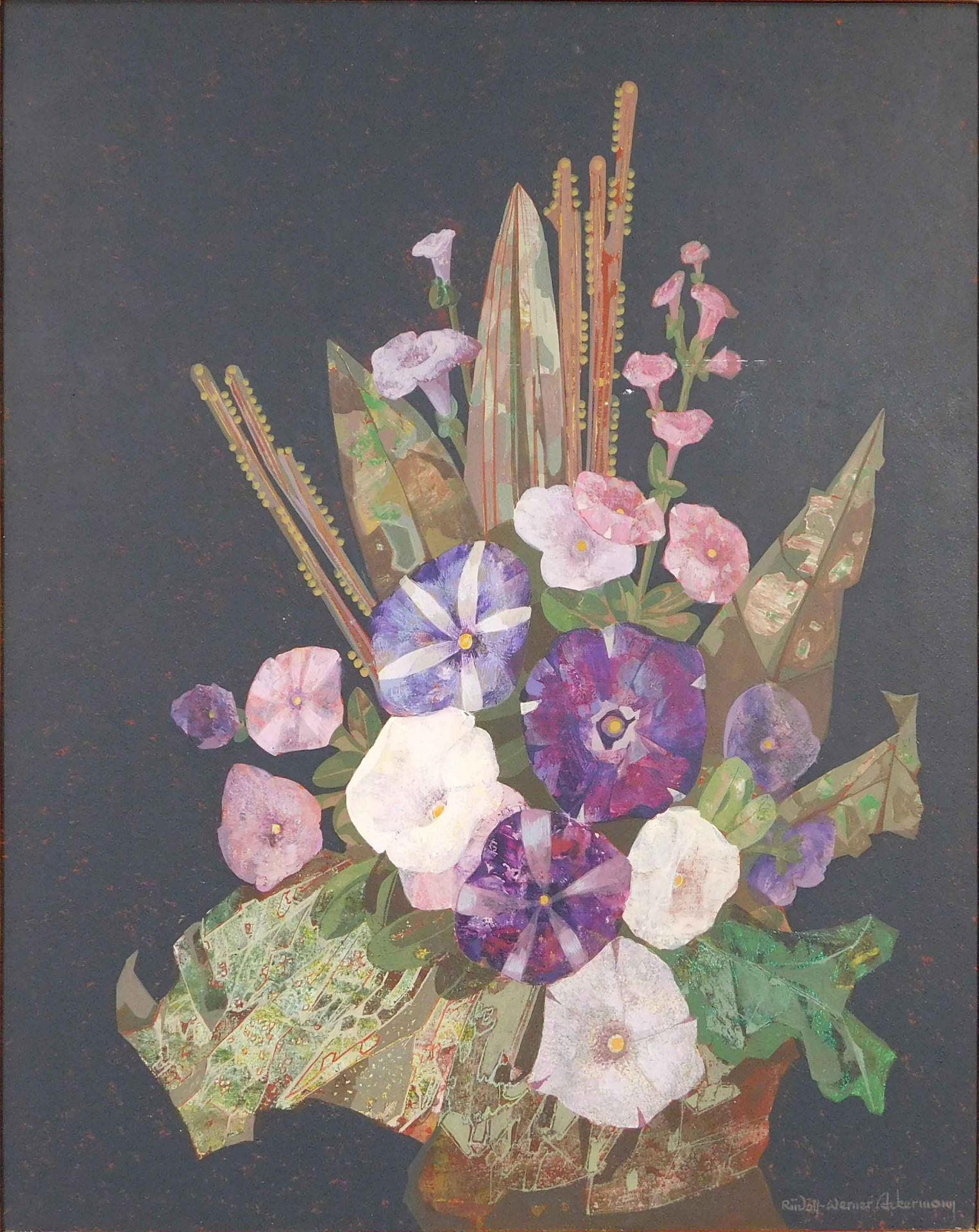 Rudolf Werner ACKERMANN (1908 - 1982). 5 Blumenstillleben. - Bild 2 aus 35