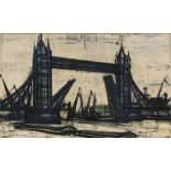 Bernard BUFFET (1928 - 1999). Tower Bridge. London. England.