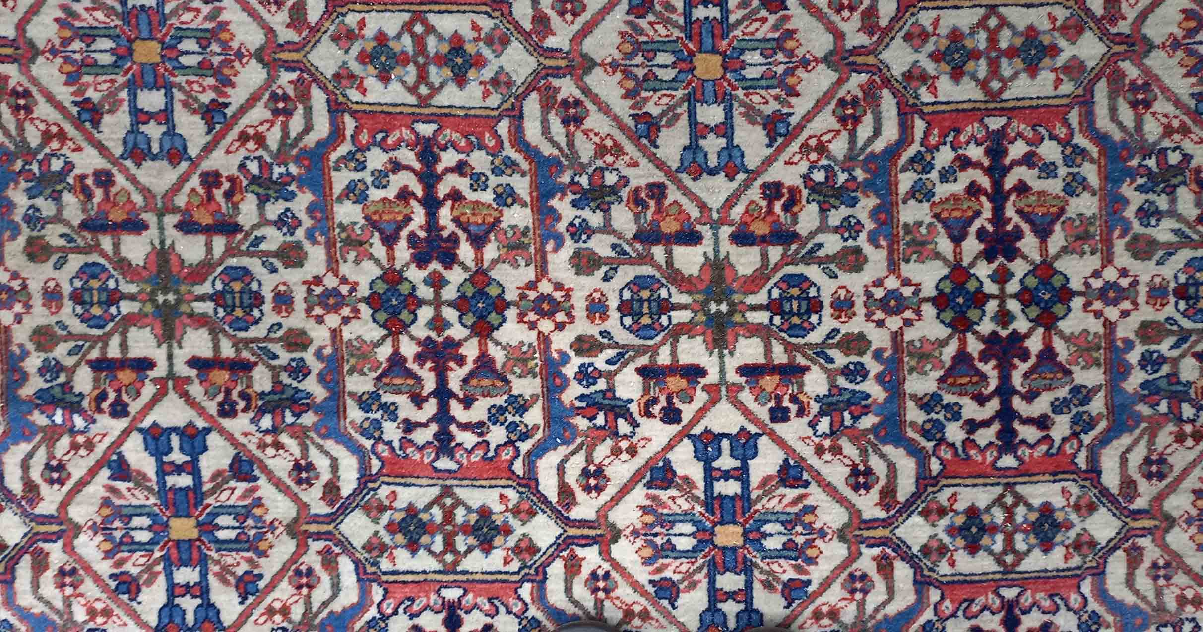 Teheran Teppich. Meisterarbeit. Antik. - Image 8 of 10