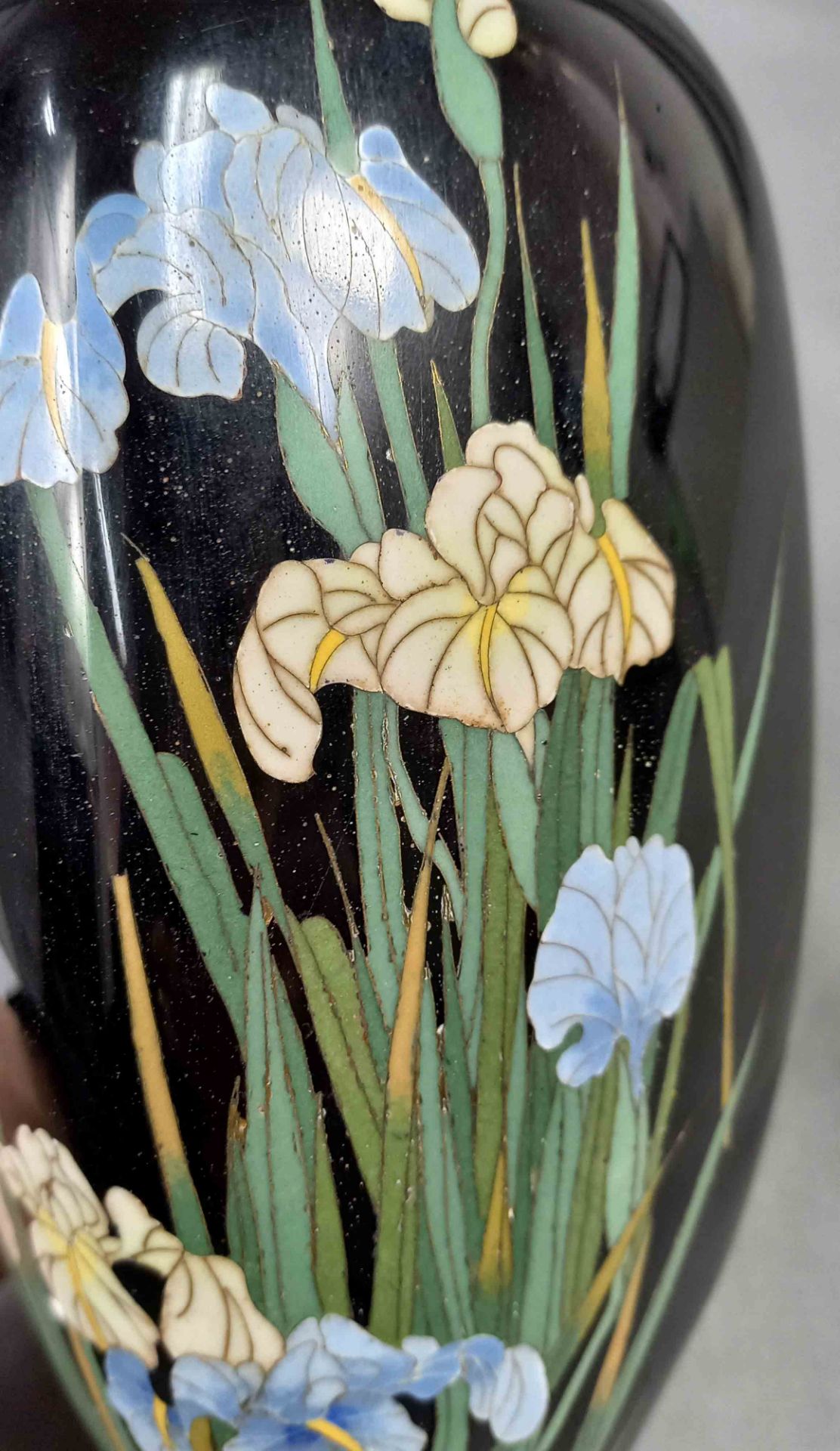 Cloisonné Vase Japan. Alt. - Image 13 of 15