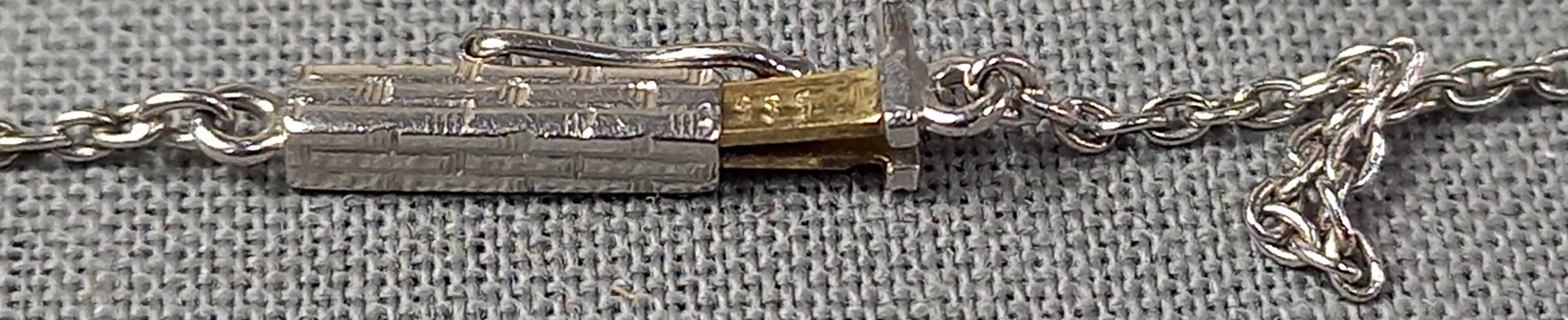 Collier Gold 585 mit Diamant circa 0,5 Karat und Diamant 0,22 Karat. - Image 10 of 13
