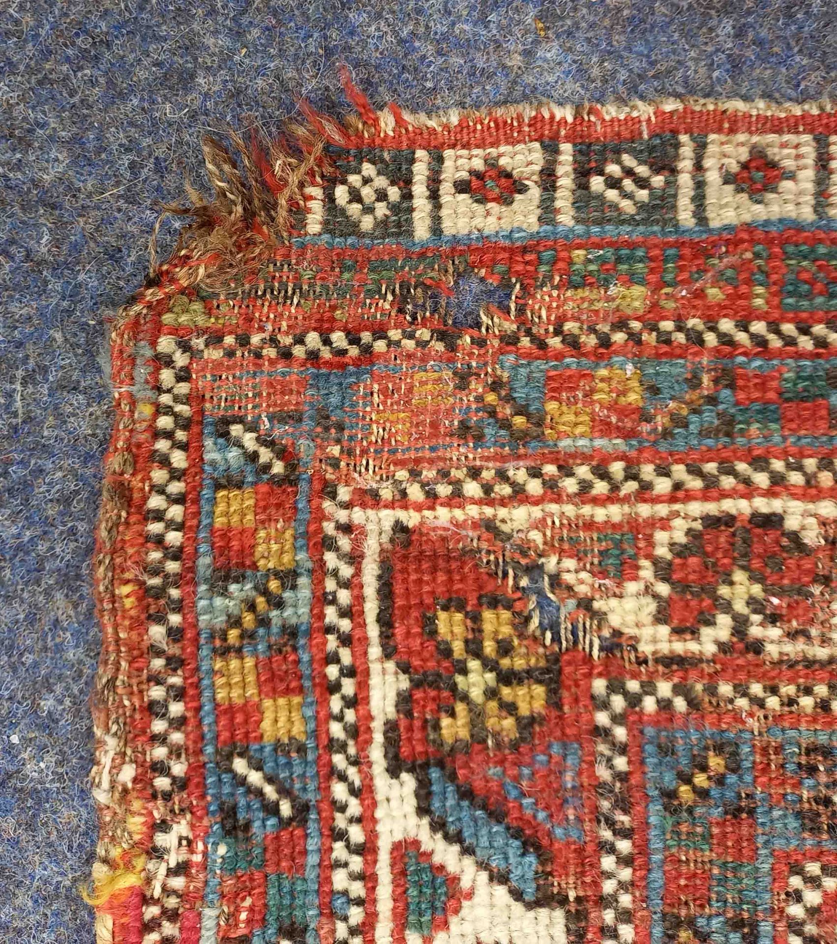 Khamseh Vogel - Teppich. Stammesteppich antik. - Bild 7 aus 24