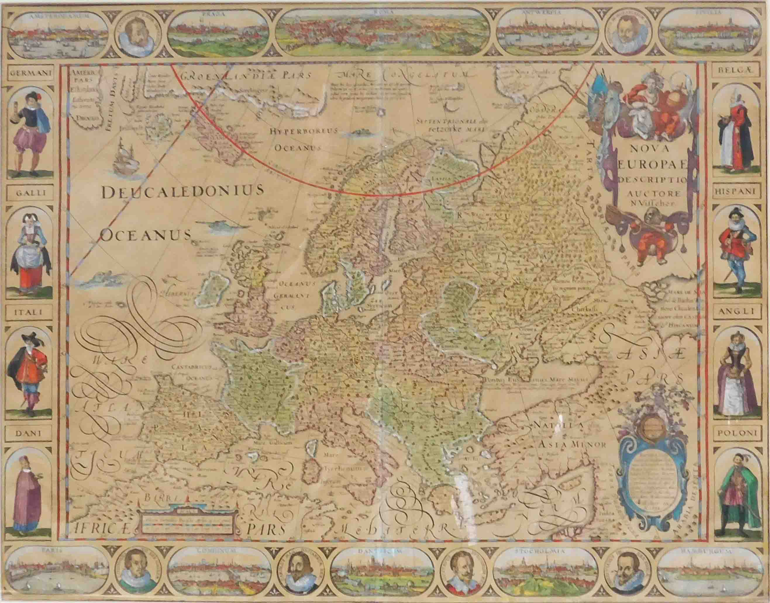 3 x Historische Karten. Afrika, Europa, Welt. - Image 11 of 27
