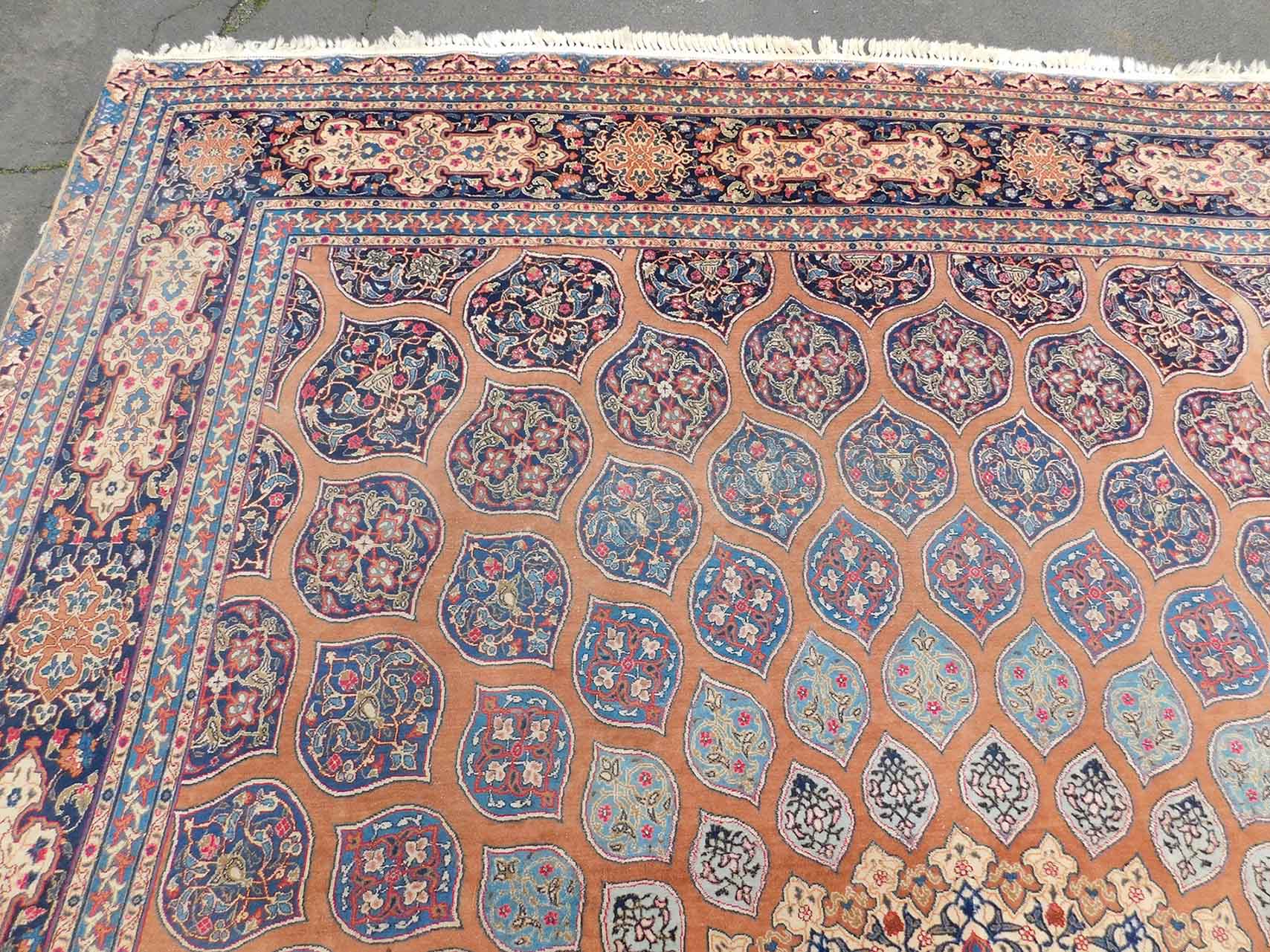 Kirman Laver Teppich. Antik. - Image 6 of 10