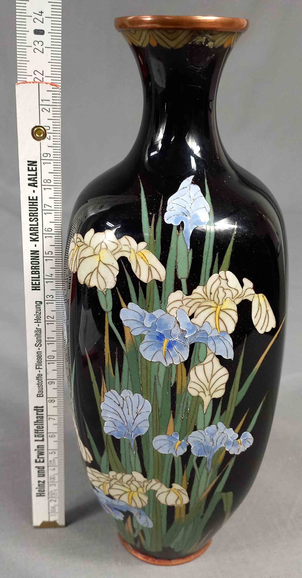 Cloisonné Vase Japan. Alt. - Image 15 of 15