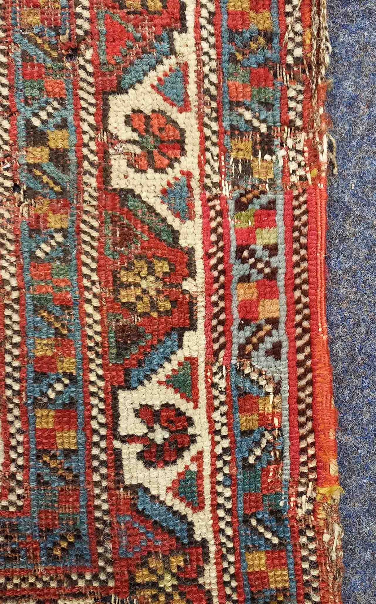 Khamseh Vogel - Teppich. Stammesteppich antik. - Bild 8 aus 24