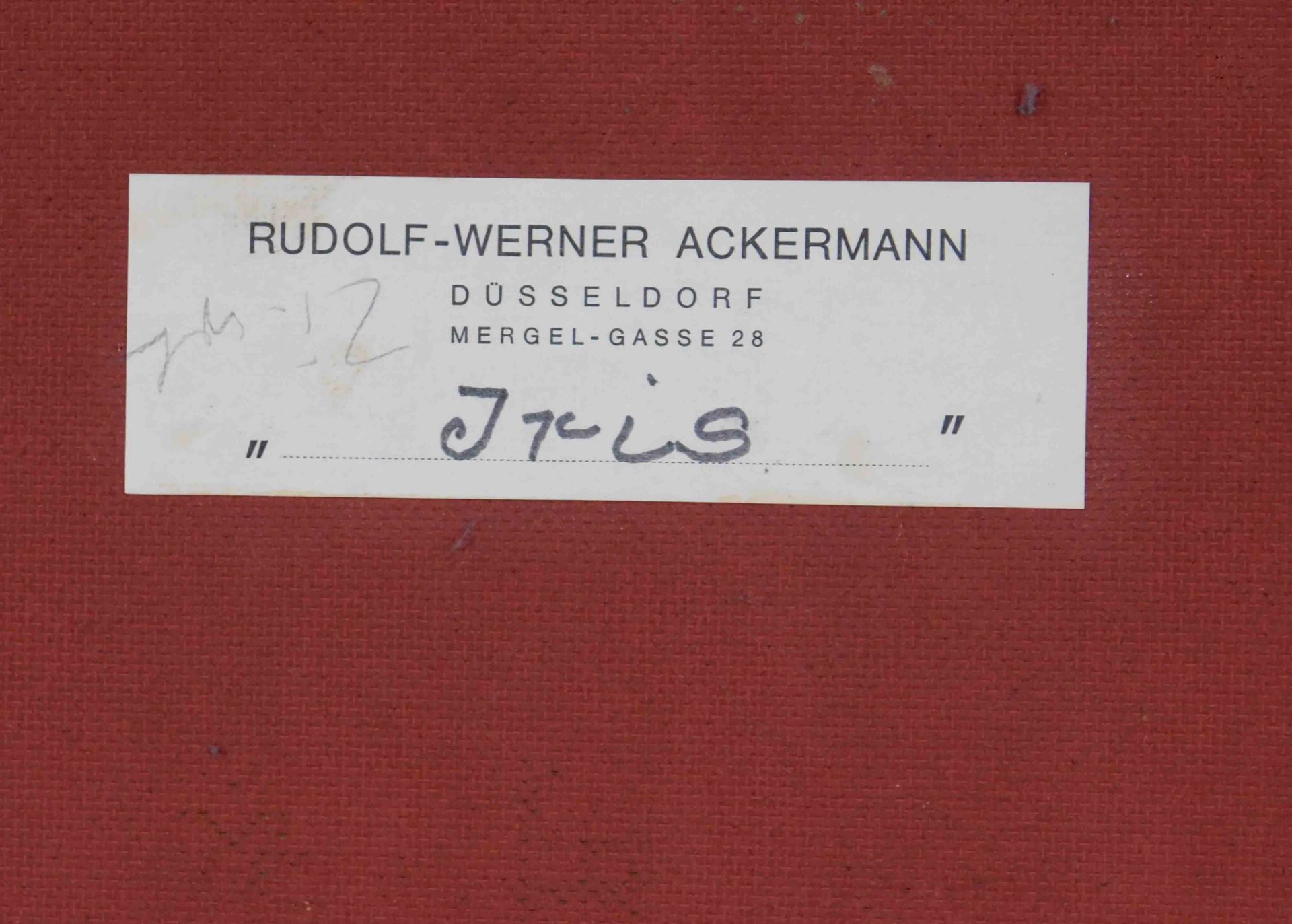 Rudolf Werner ACKERMANN (1908 - 1982). 5 Blumenstillleben. - Bild 35 aus 35