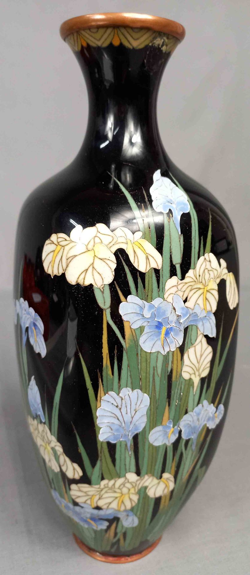 Cloisonné Vase Japan. Alt.