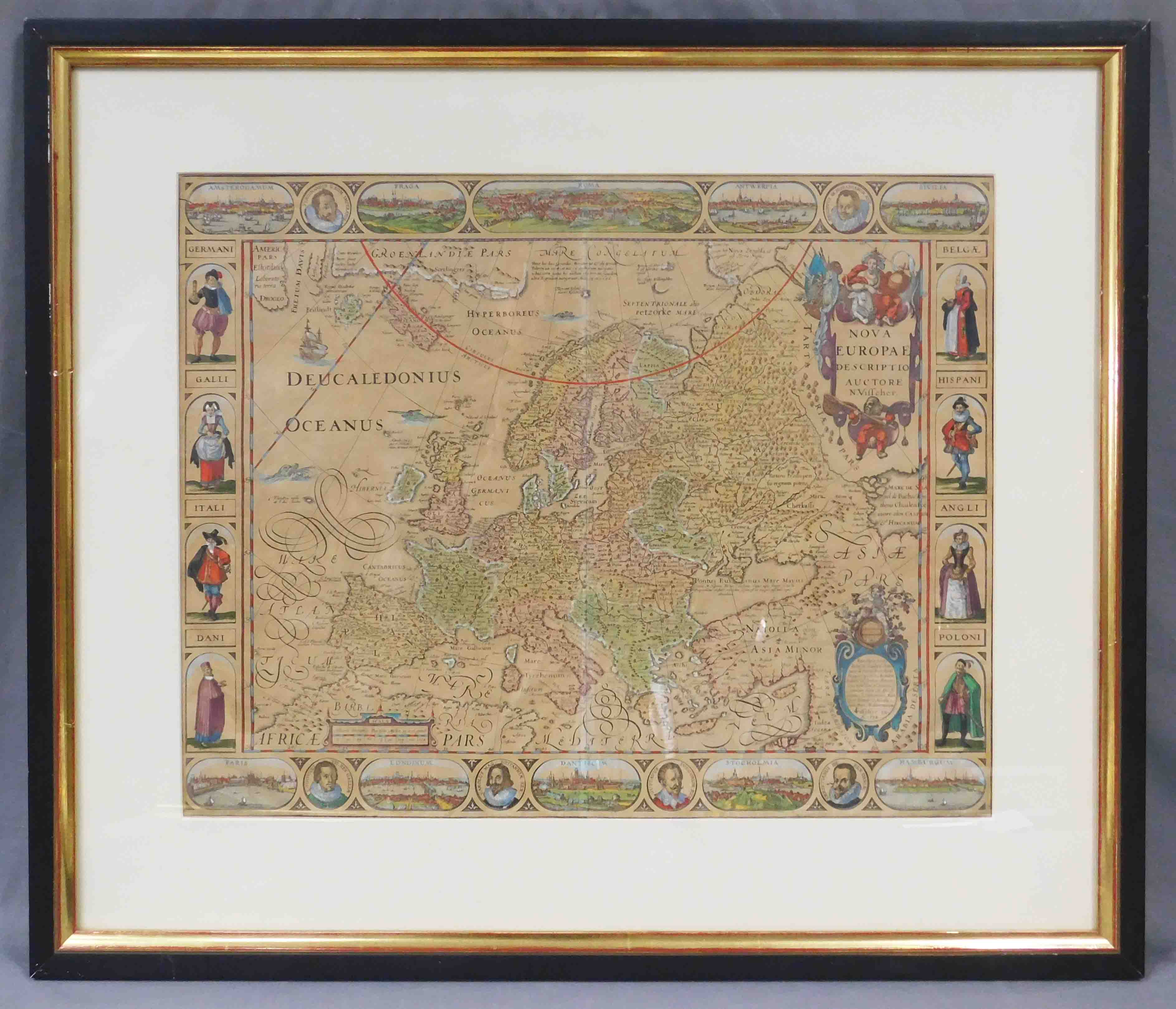 3 x Historische Karten. Afrika, Europa, Welt. - Image 12 of 27
