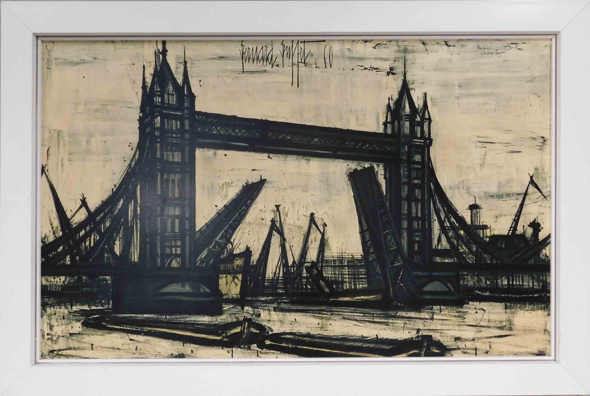 Bernard BUFFET (1928 - 1999). Tower Bridge. London. England. - Image 3 of 13