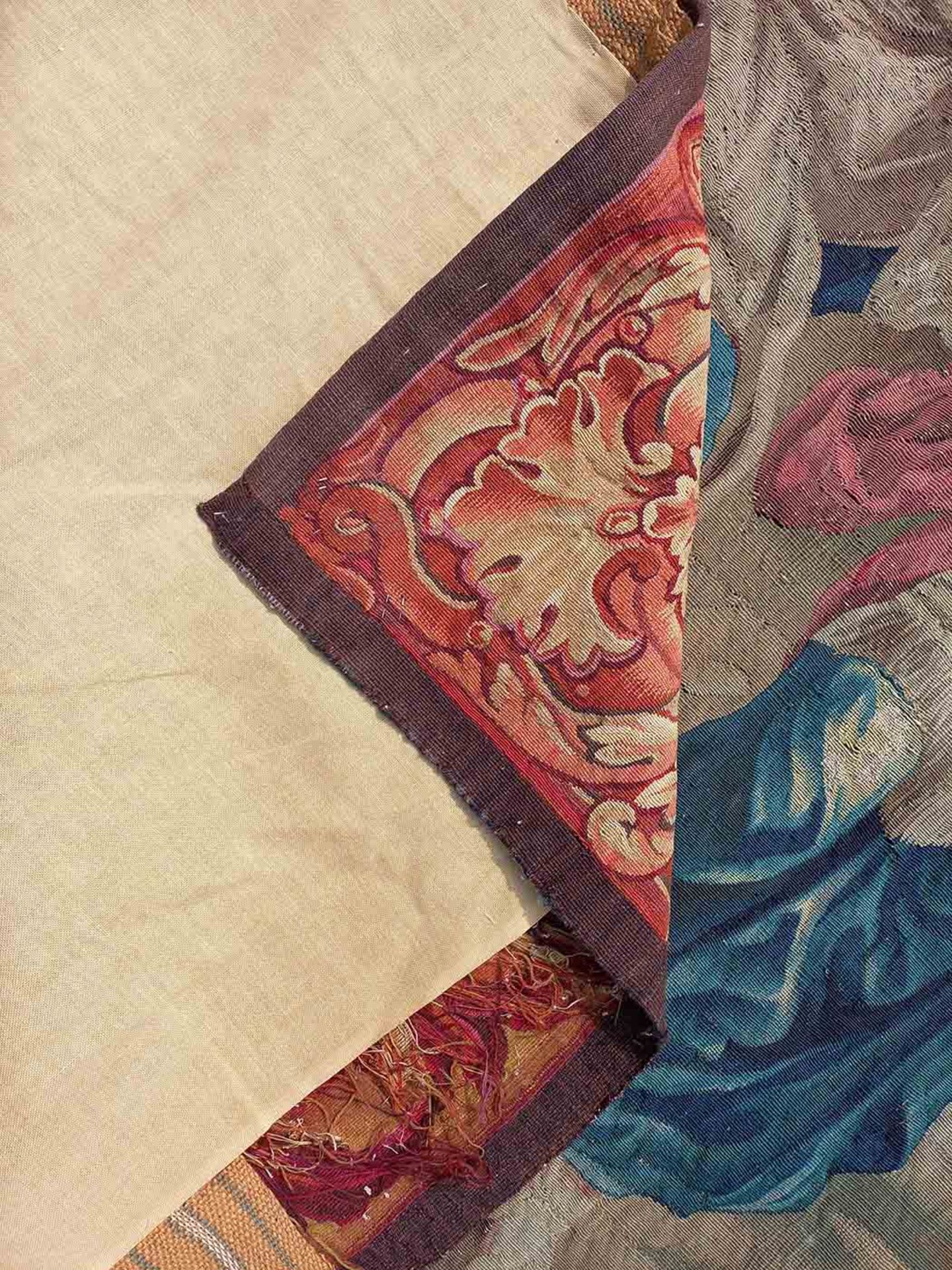 Tapisserie Wand - Teppich. Wohl Brüssel 2. Häfte 17. Jahrhundert. - Image 7 of 7