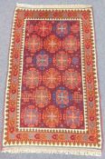 Kordi / Afschar / Belutsch / Turkmene. Teppich antik.