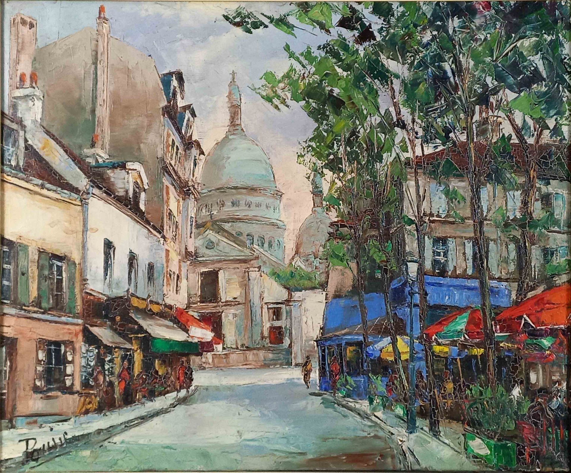 UNDEUTLICH SIGNIERT (XX). Paris. Frankreich. Impressionist.