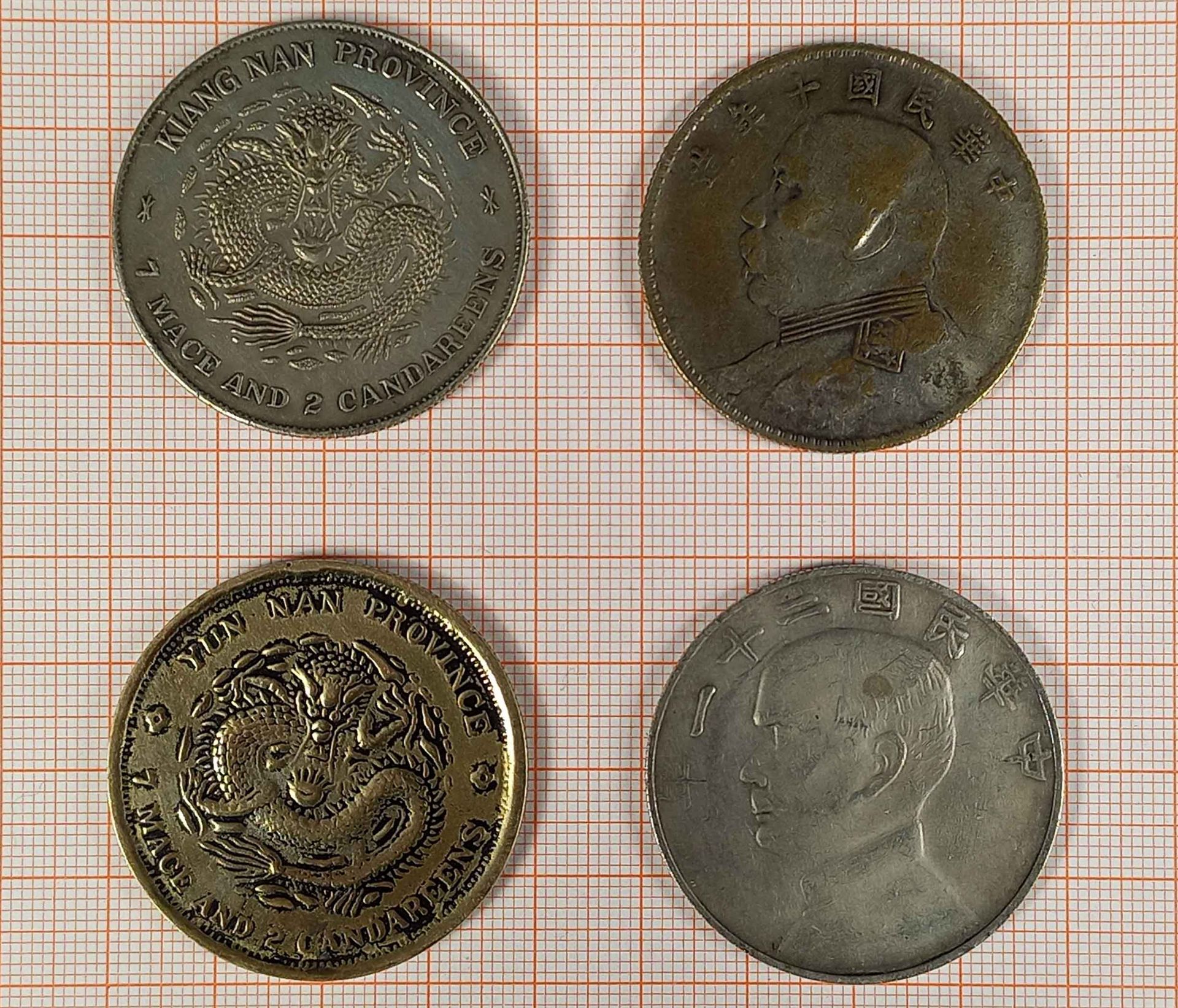 9 Münzen / Medaillen wohl China alt. - Image 14 of 14