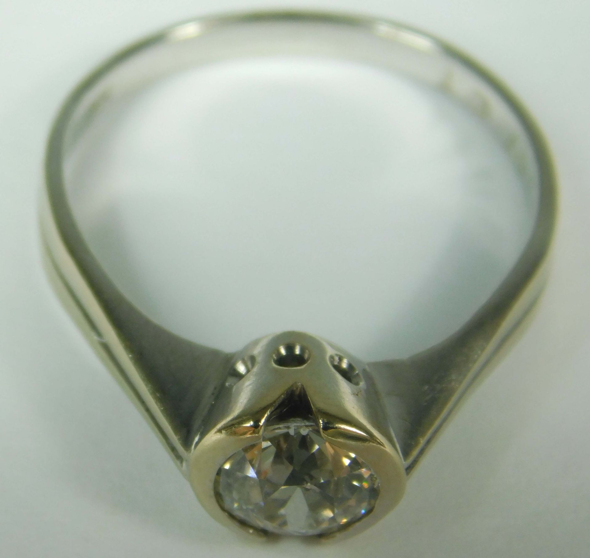 Diamant Solitär Ring. - Bild 4 aus 12