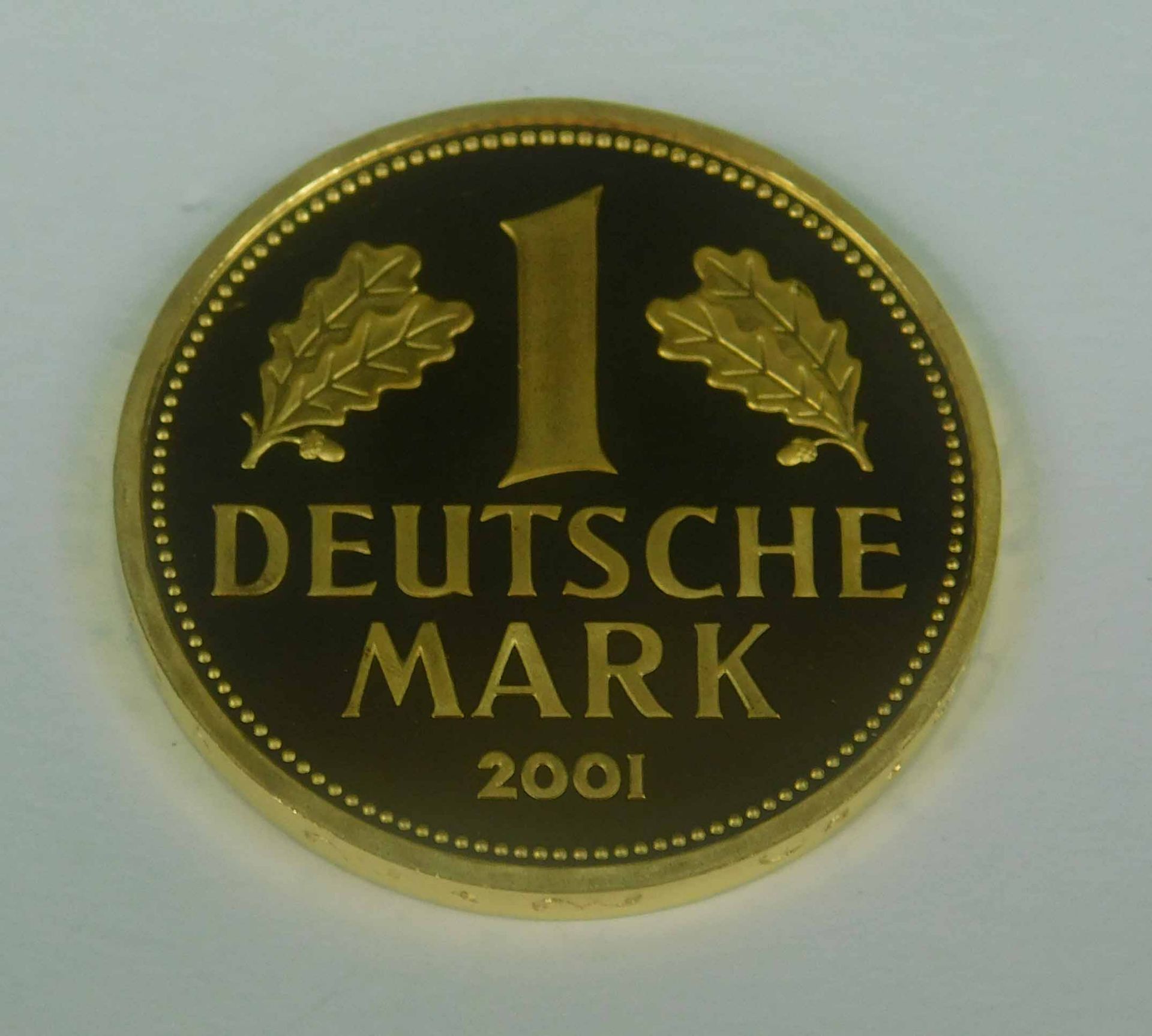 1 Mark. Münze. Gold 2001. - Image 2 of 8