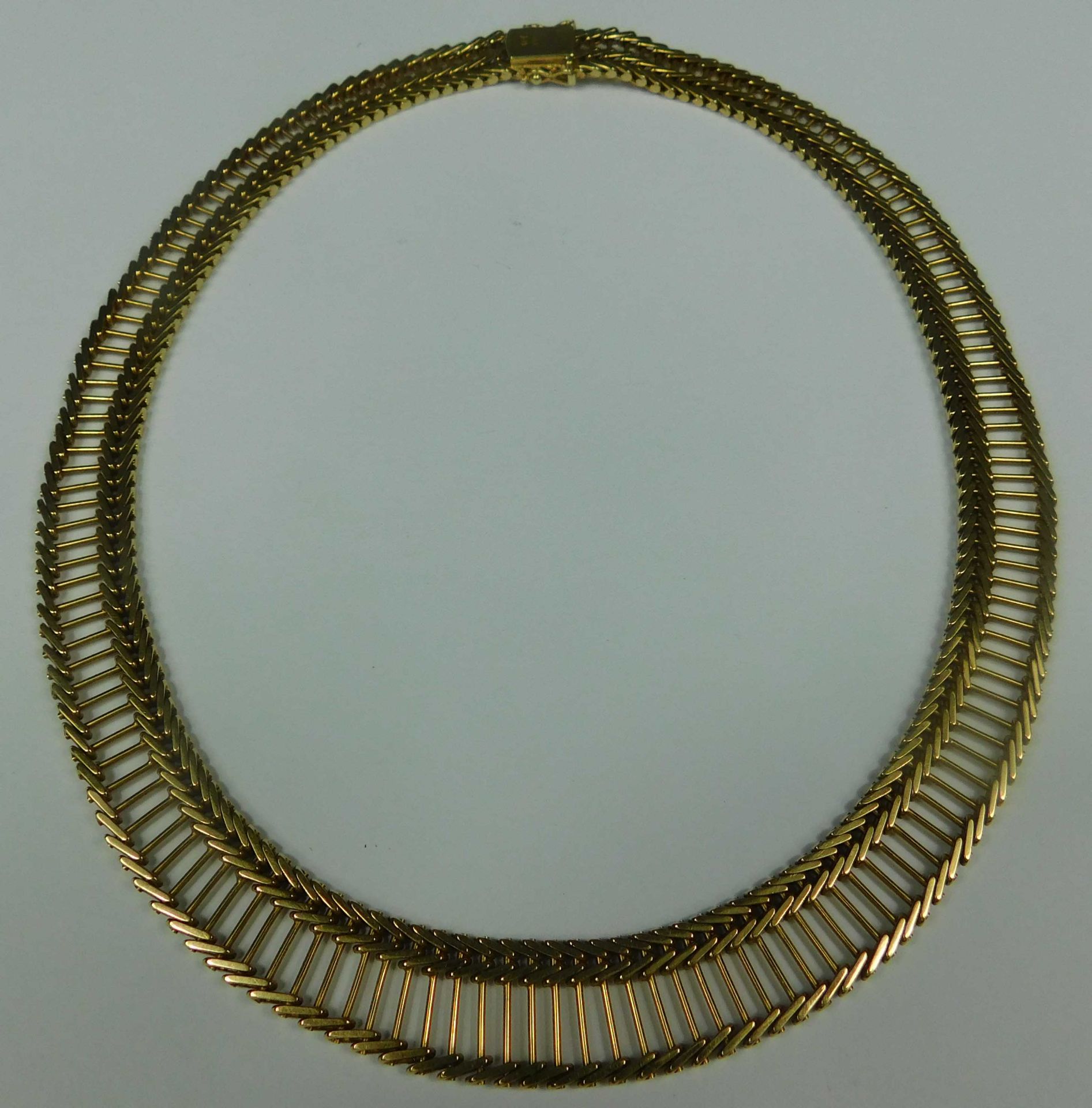 Choker Halskette. Gold 750. - Image 2 of 9