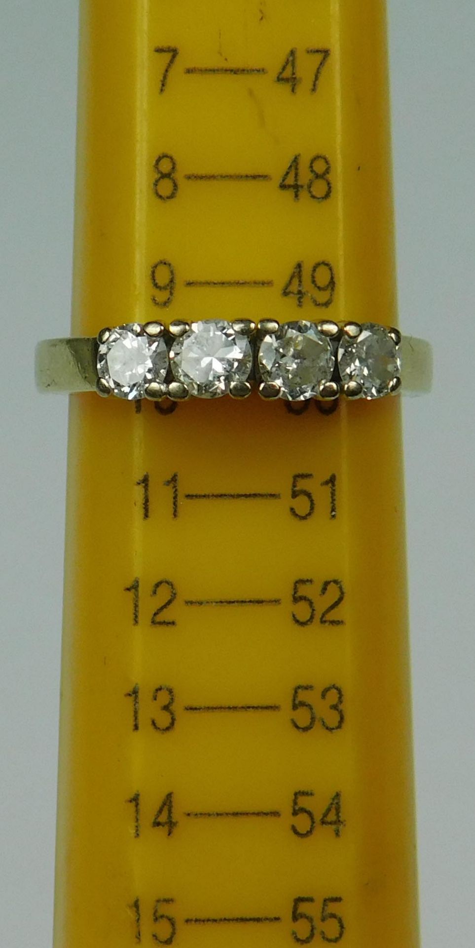 Ring Gold 585 mit Diamanten. - Image 10 of 14